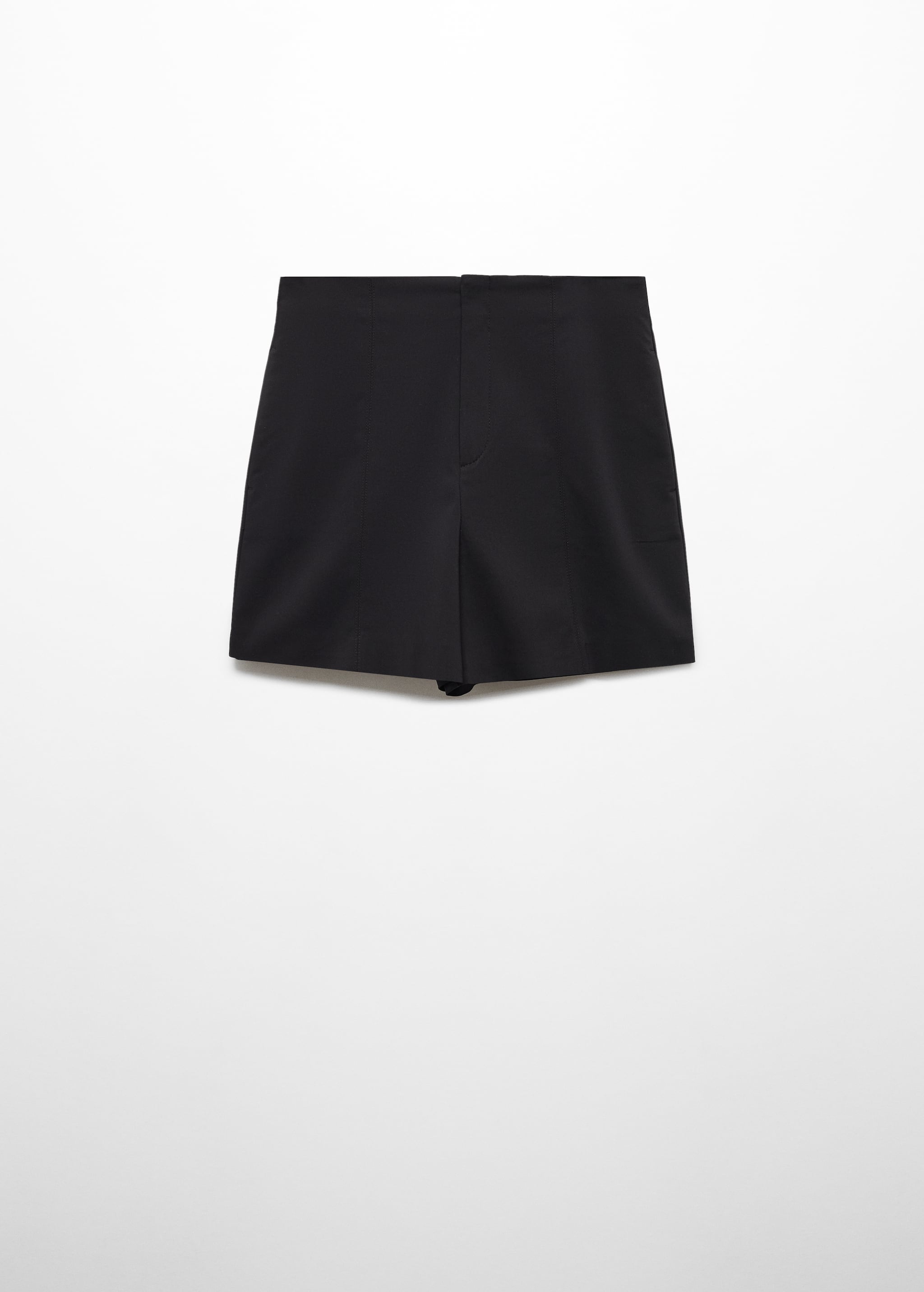 High-waist straight shorts - Article without model