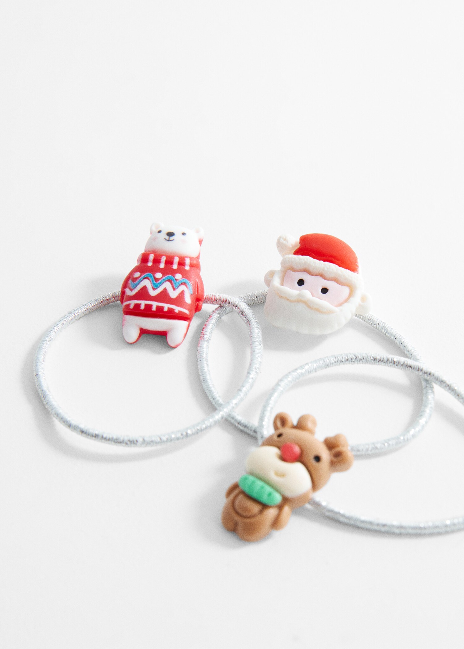 Pack of Christmas rubber bands and clips - Details of the article 1