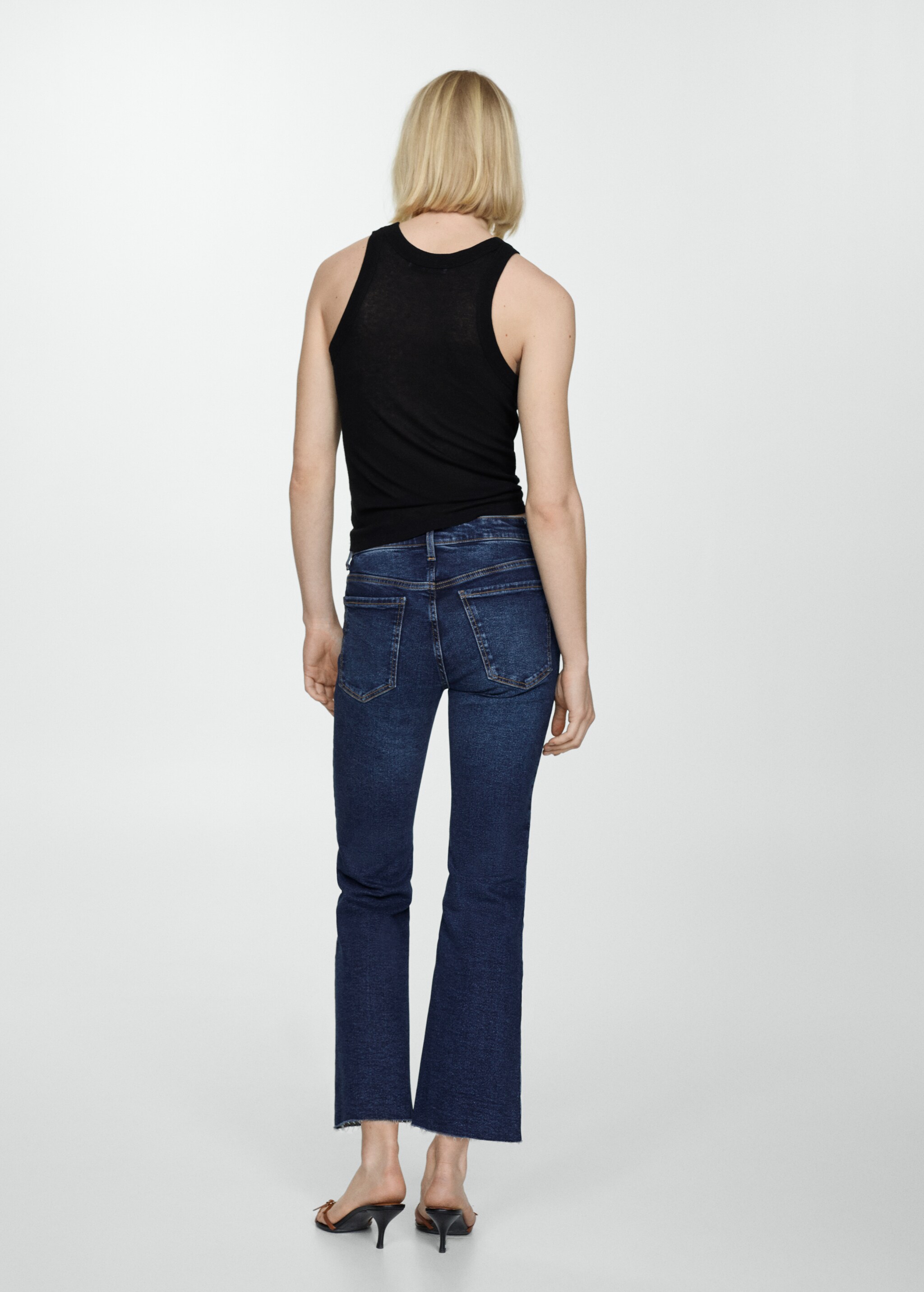 Jeans Sienna flare crop - Reverso del artículo