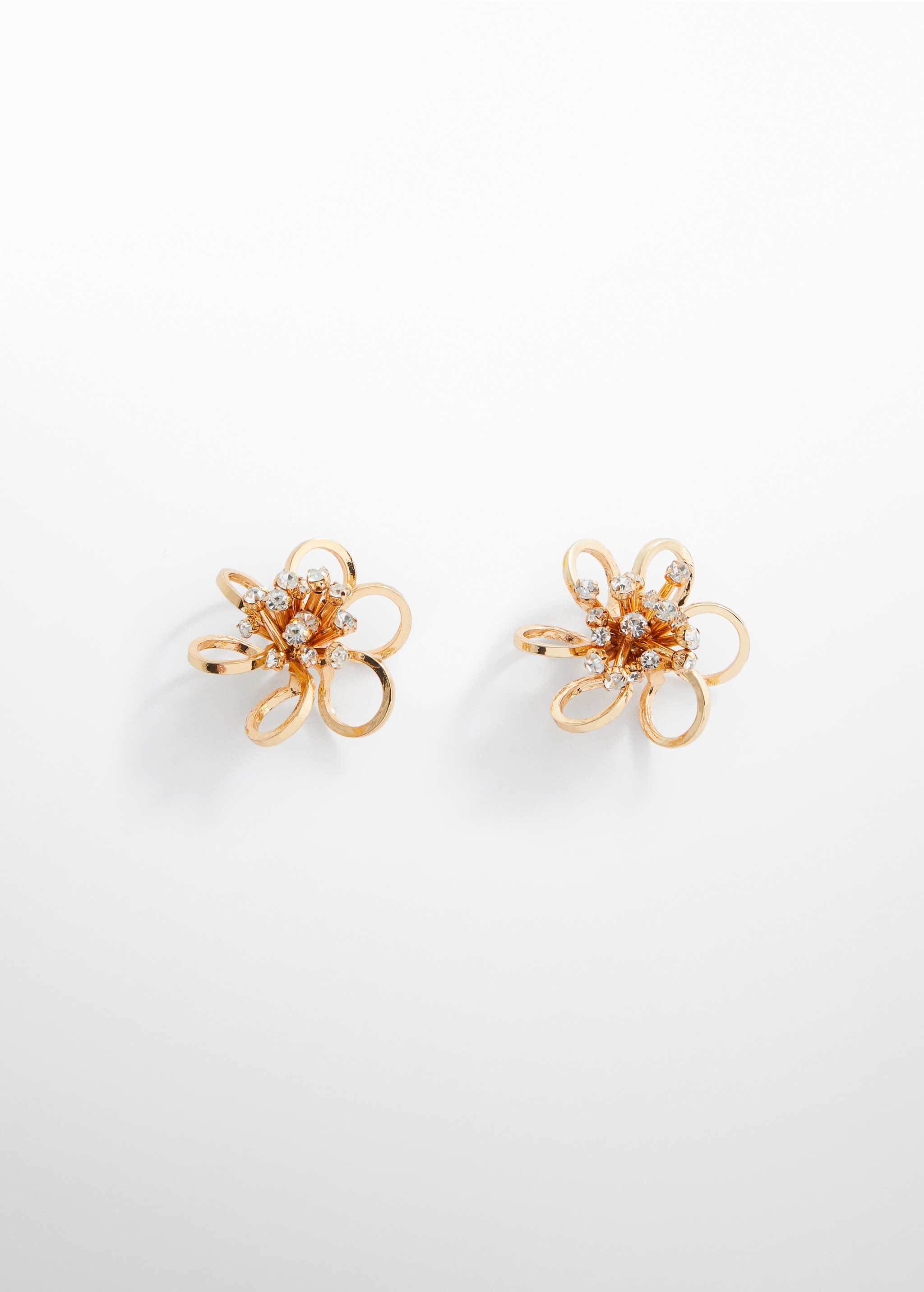 Boucles d’oreilles cristaux fleur - Article sans modèle