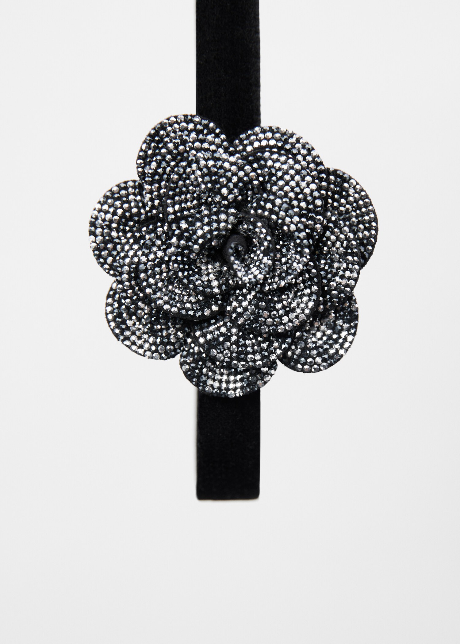 Maxi-flower crystal choker - Details of the article 1