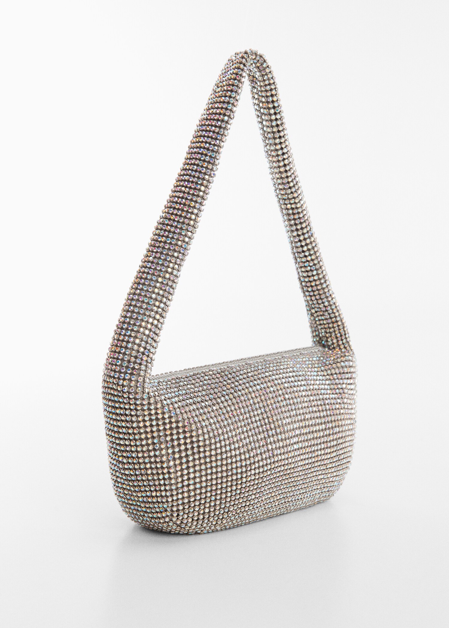 Rhinestone shoulder bag - Medium plane