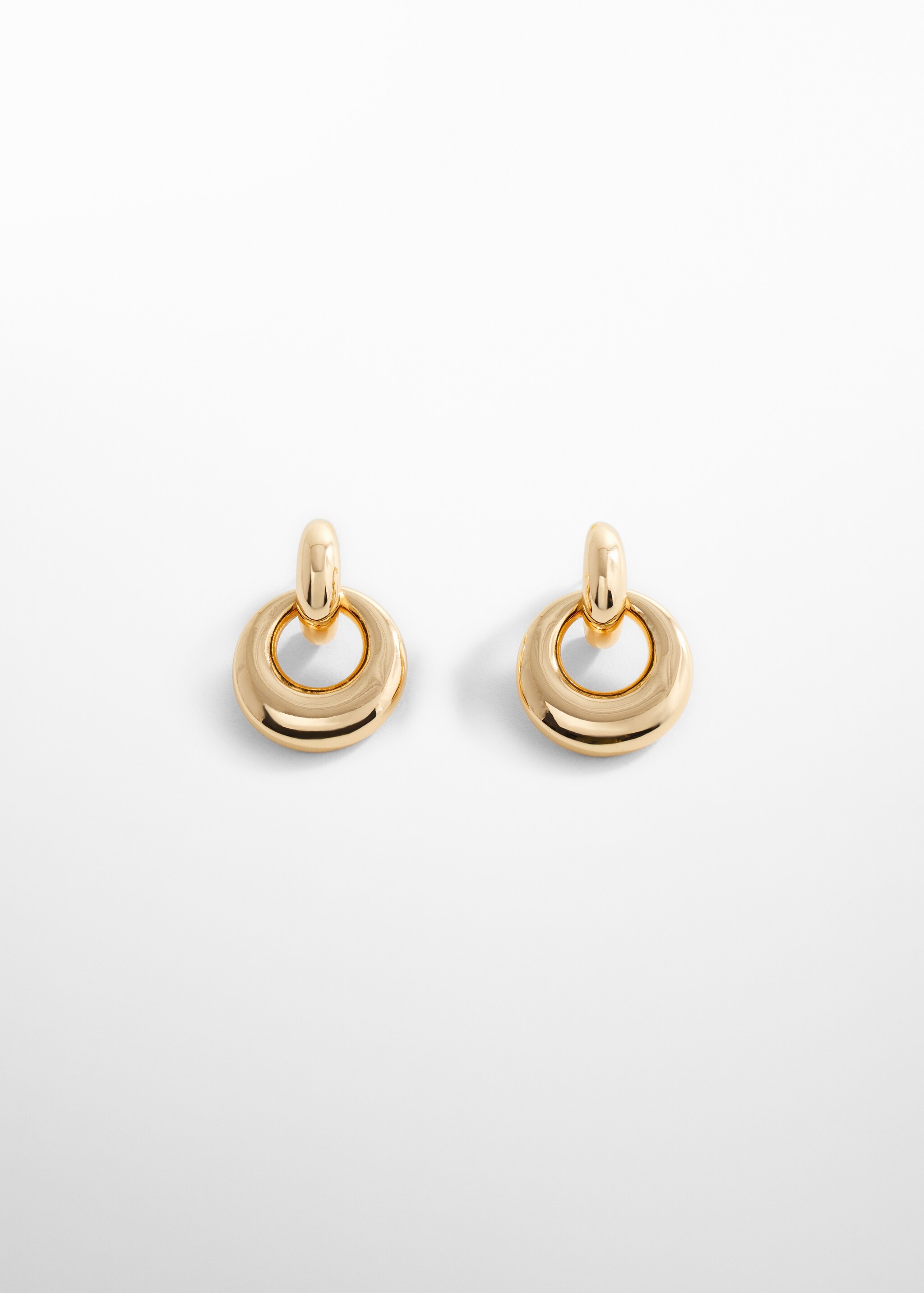 Hoop pendant earrings - Article without model