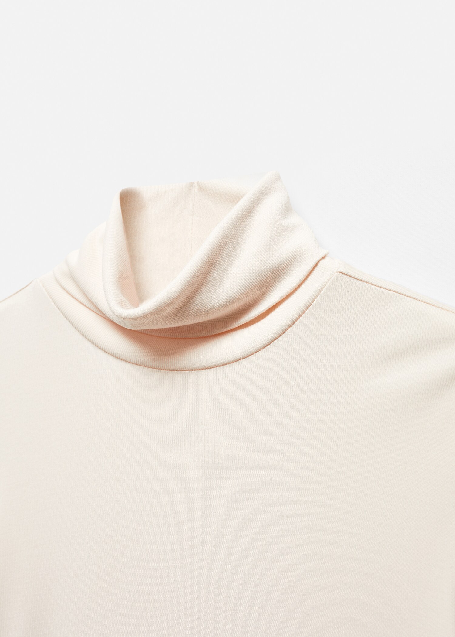 Modal turtleneck t-shirt - Details of the article 8