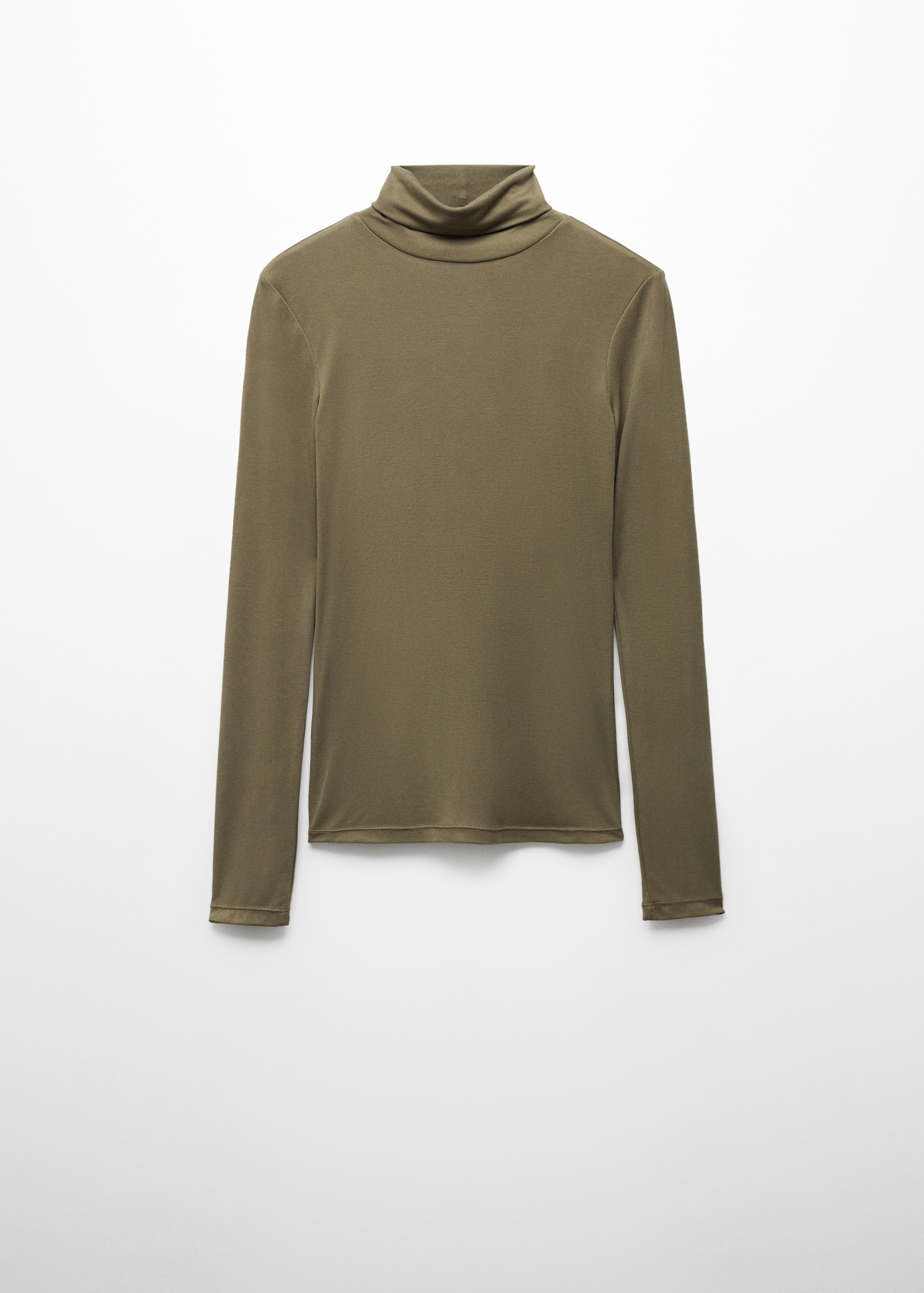 Modal turtleneck t-shirt - Article without model