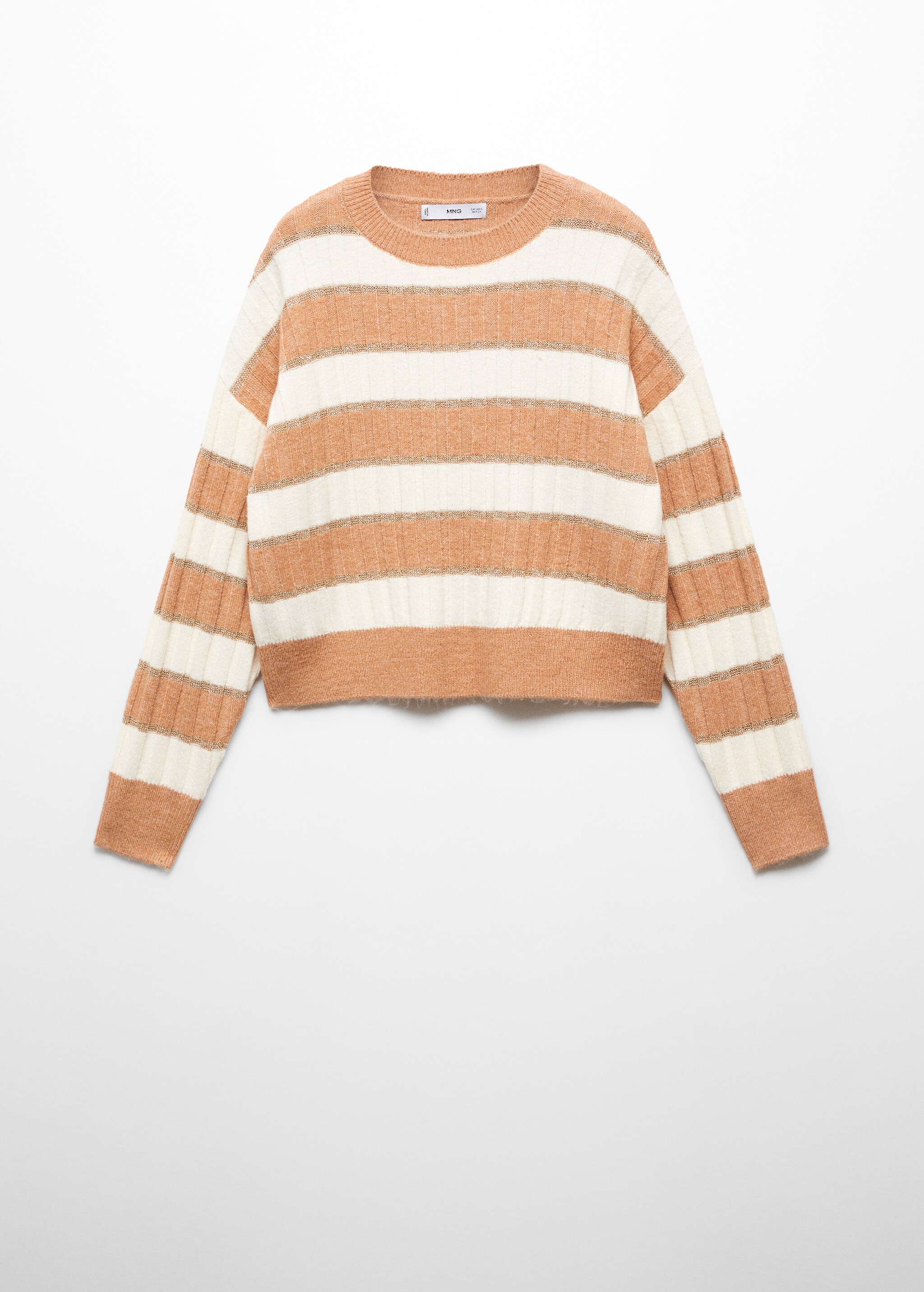 Lurex details striped sweater - Article without model