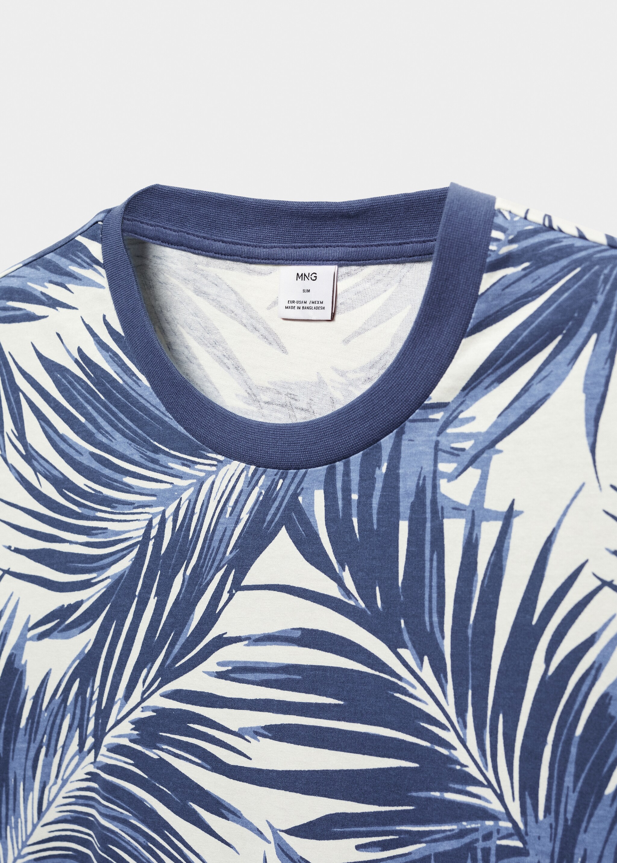 Slim-fit palm-print shirt - Details of the article 8