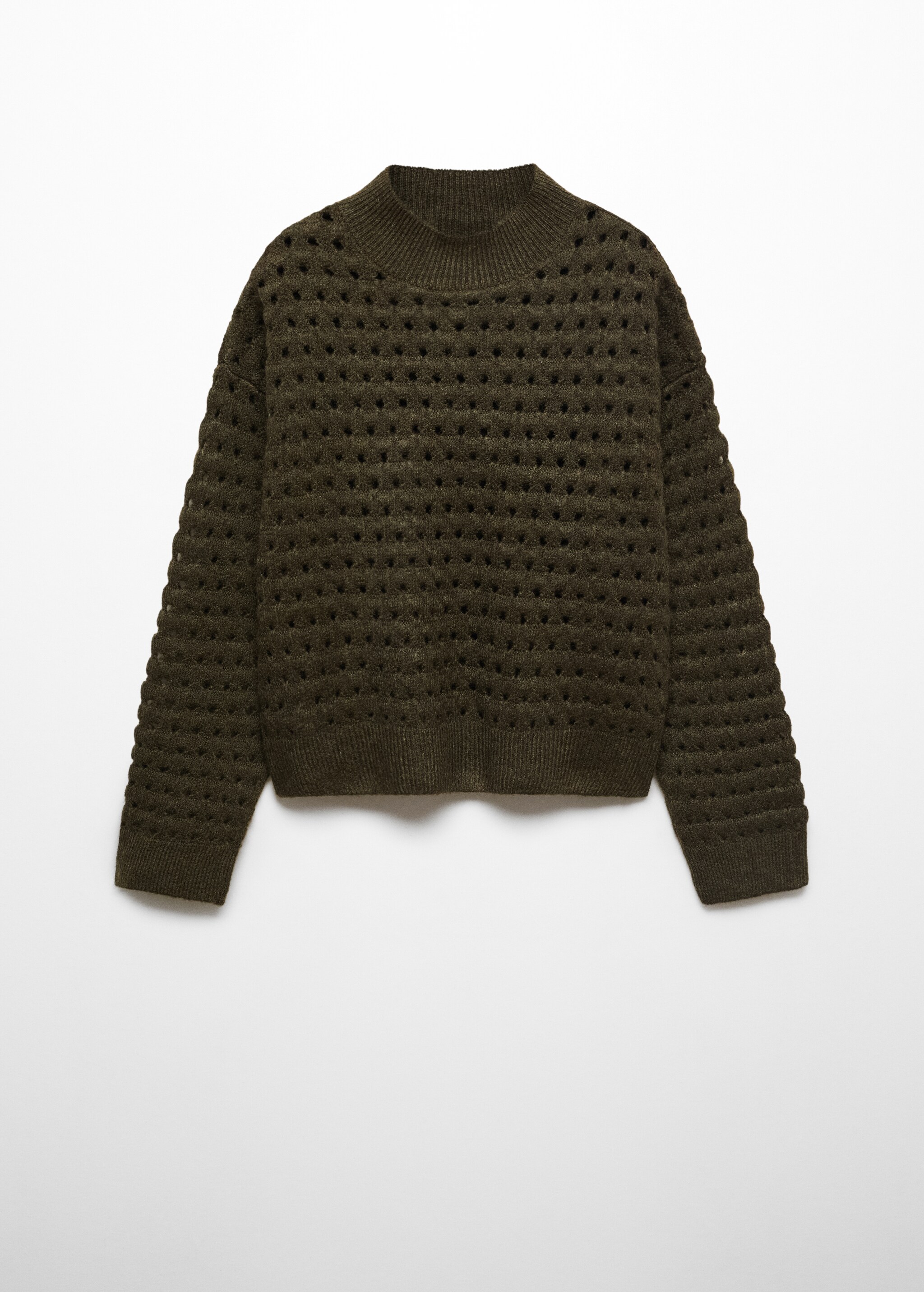 Knitted jumper with openwork details - Article without model