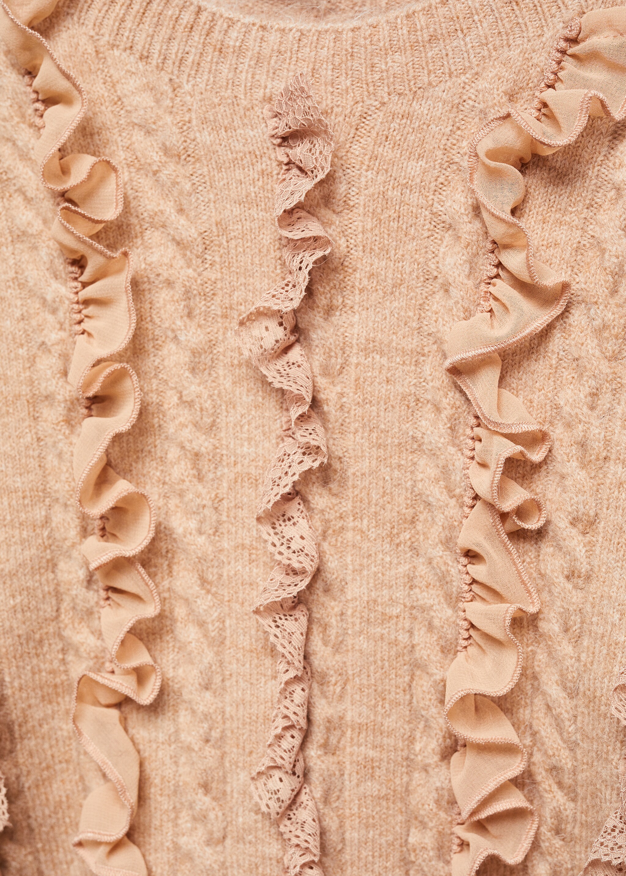 Ruffled crop sweater - Details of the article 8