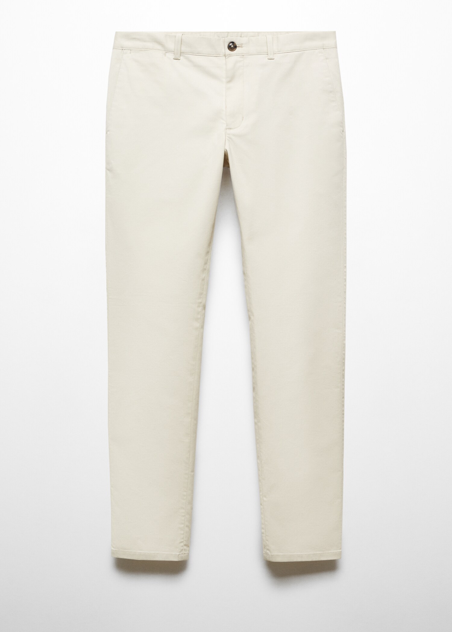 Slim fit serge chino trousers - Article without model