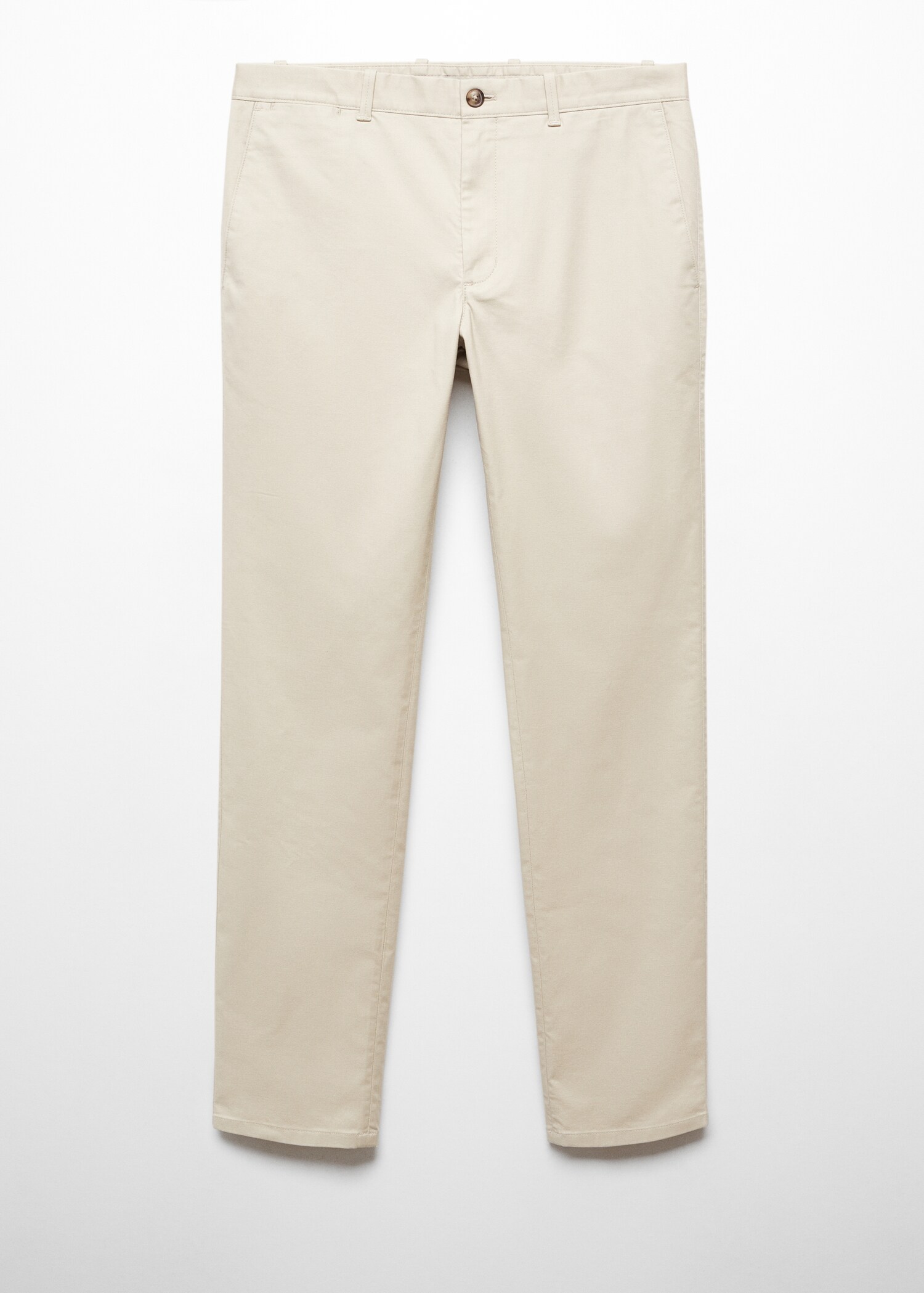 Slim fit serge chino trousers - Article without model