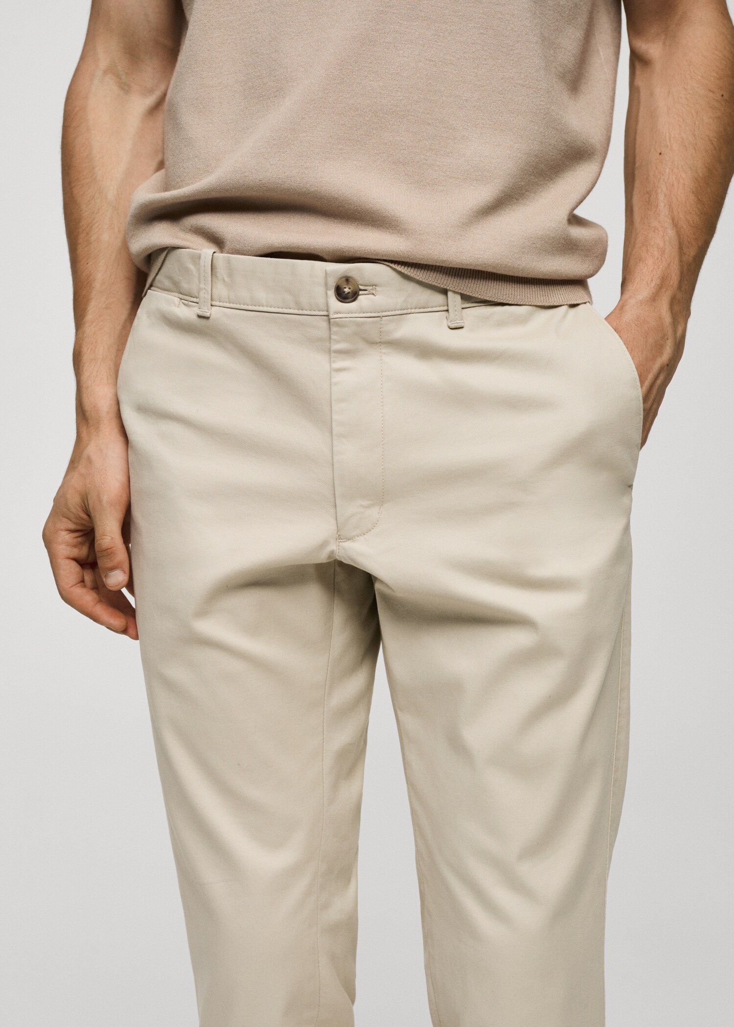 Pantalon chino slim fit serge - Détail de l'article 1