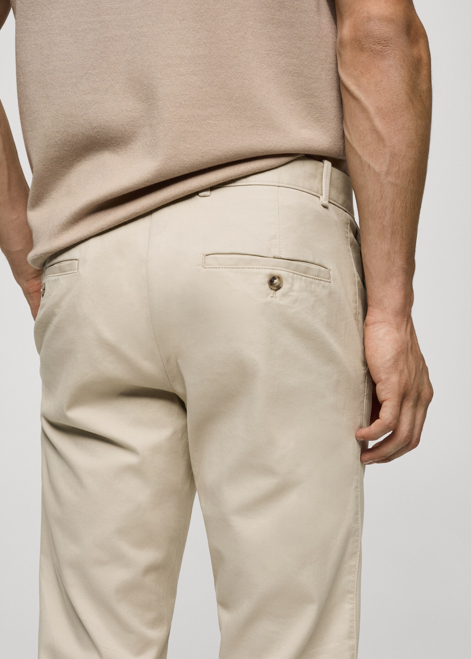 Pantalon chino slim fit serge - Détail de l'article 4