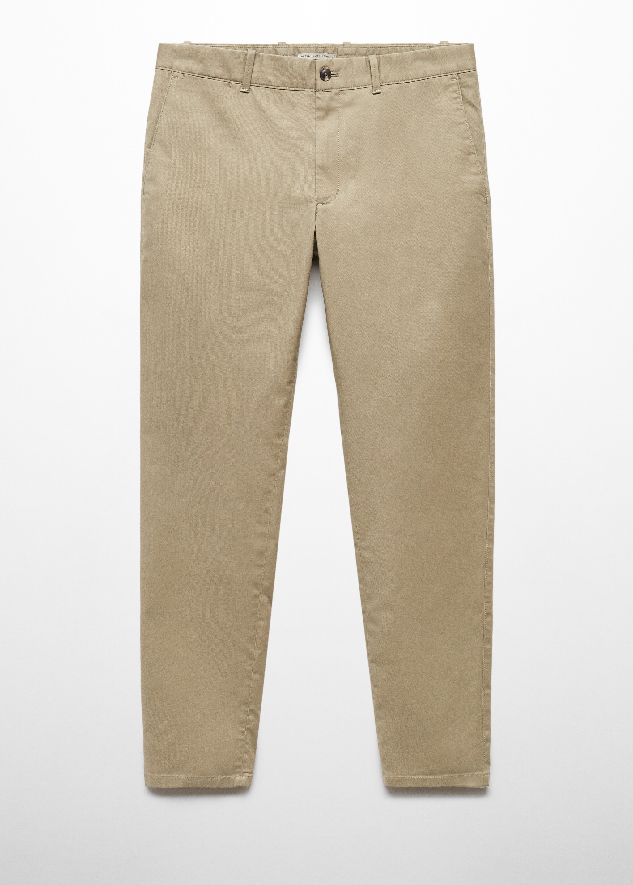 Slim fit serge chino trousers - Article without model