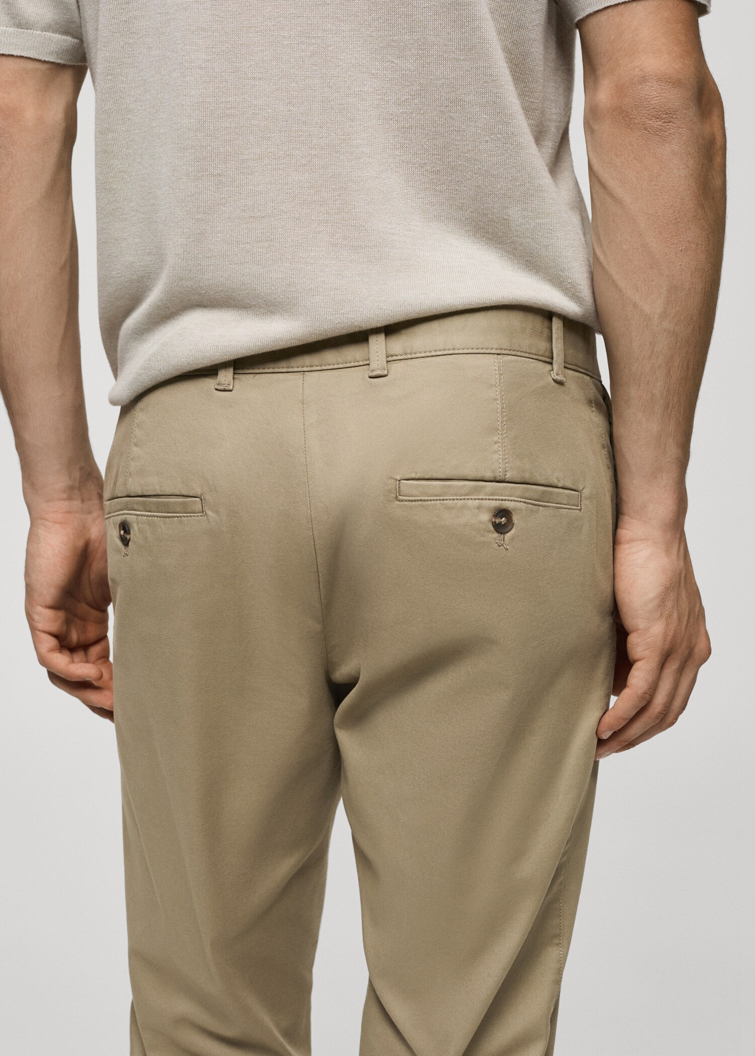 Pantalon chino slim fit serge - Détail de l'article 4