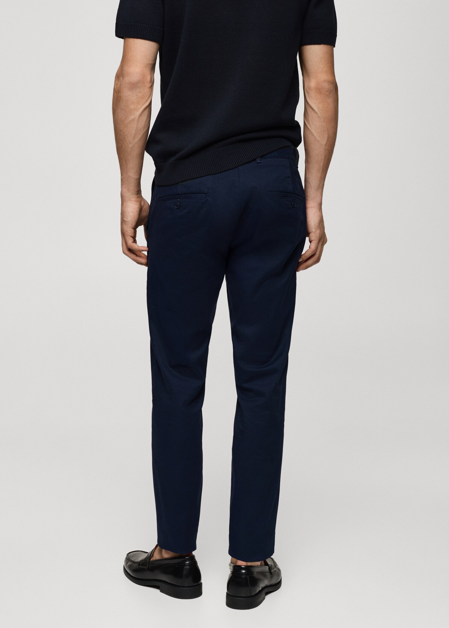Pantalon chino slim fit serge - Verso de l’article