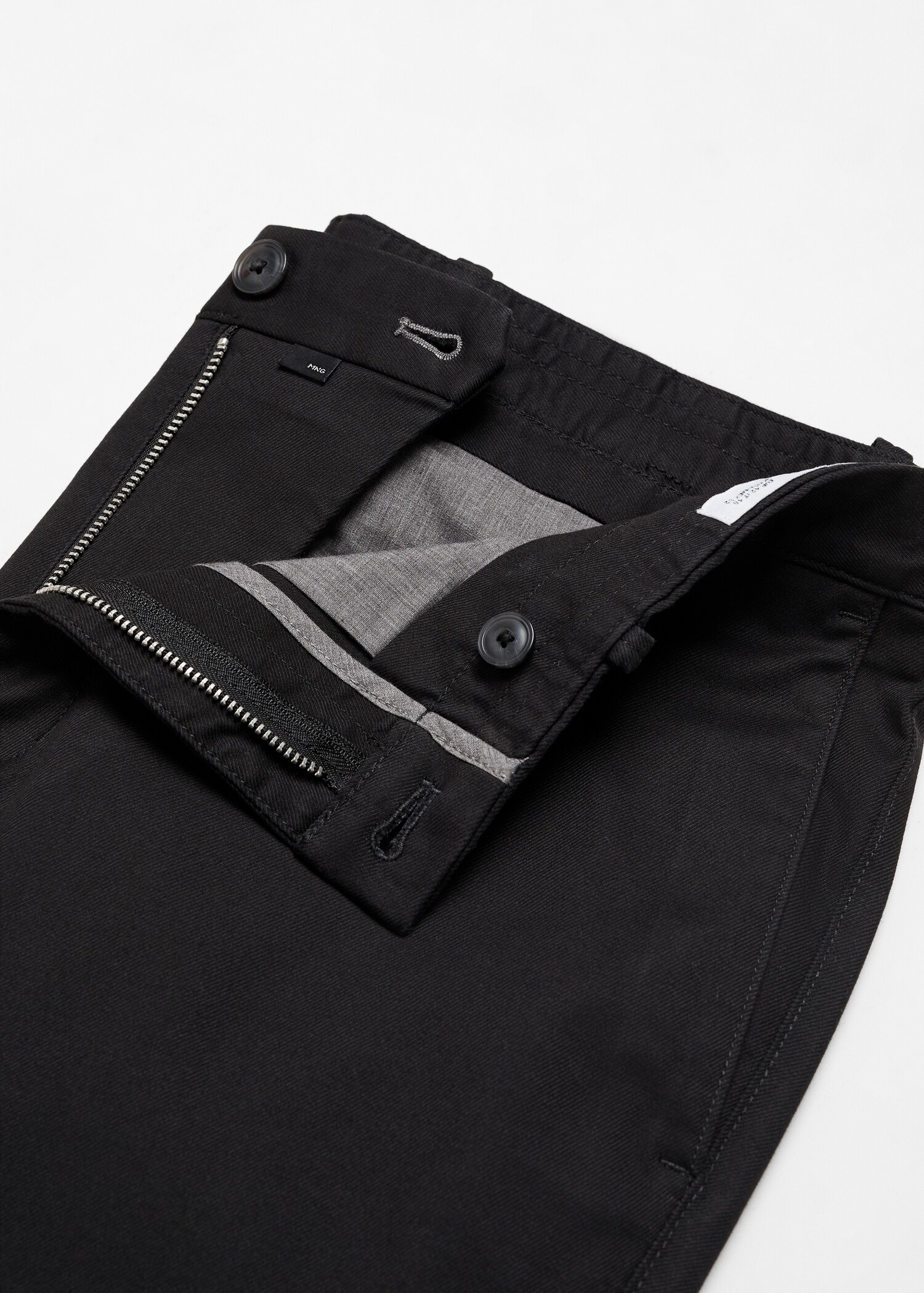 Slim fit serge chino trousers - Details of the article 8