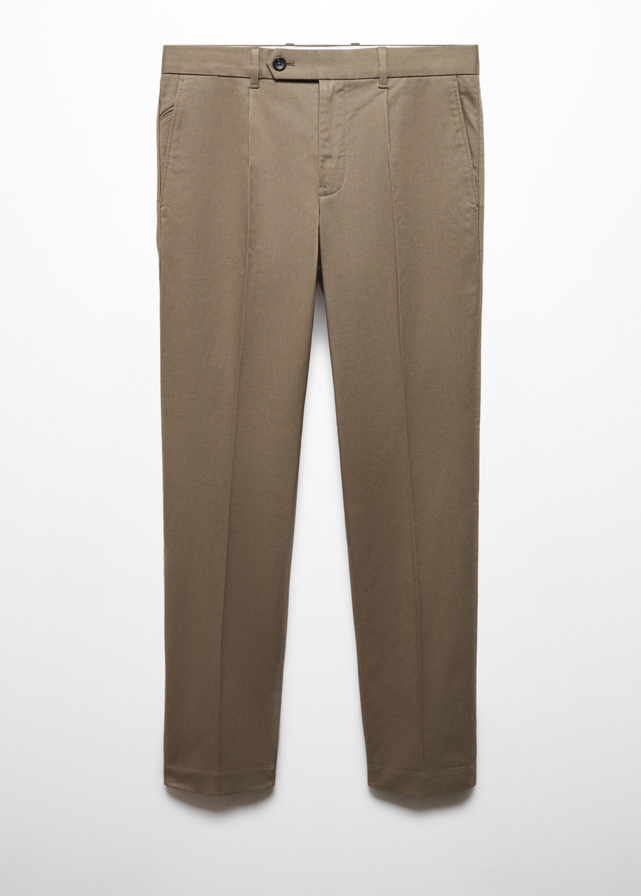 Pantalón algodón slim fit pinzas - Artículo sin modelo