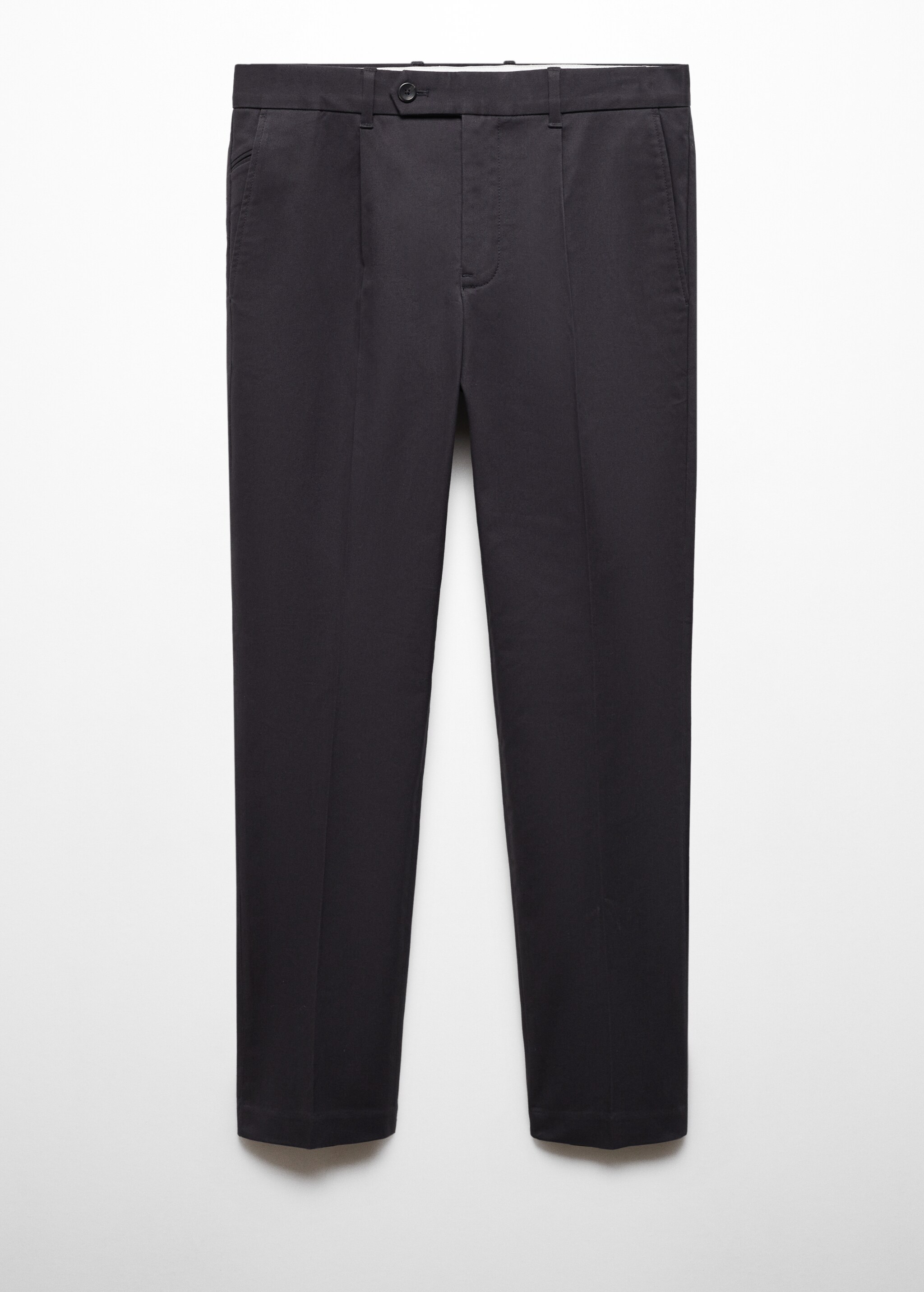 Pantaloni cotone slim-fit pinces - Articolo senza modello