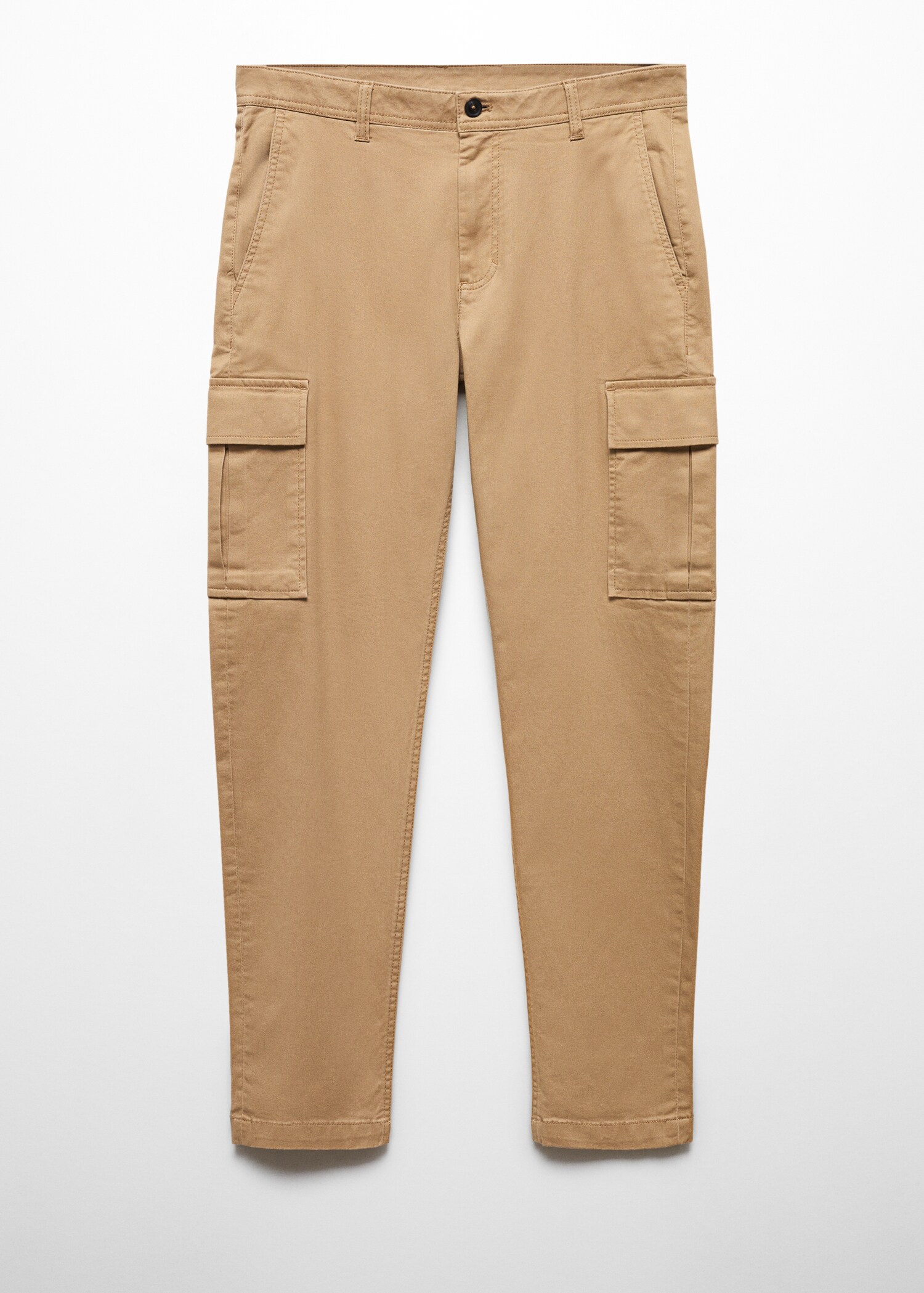 Calças cargo de algodão slim fit - Artigo sem modelo