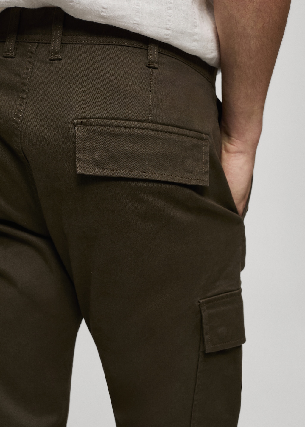Mango cargo trousers clearance