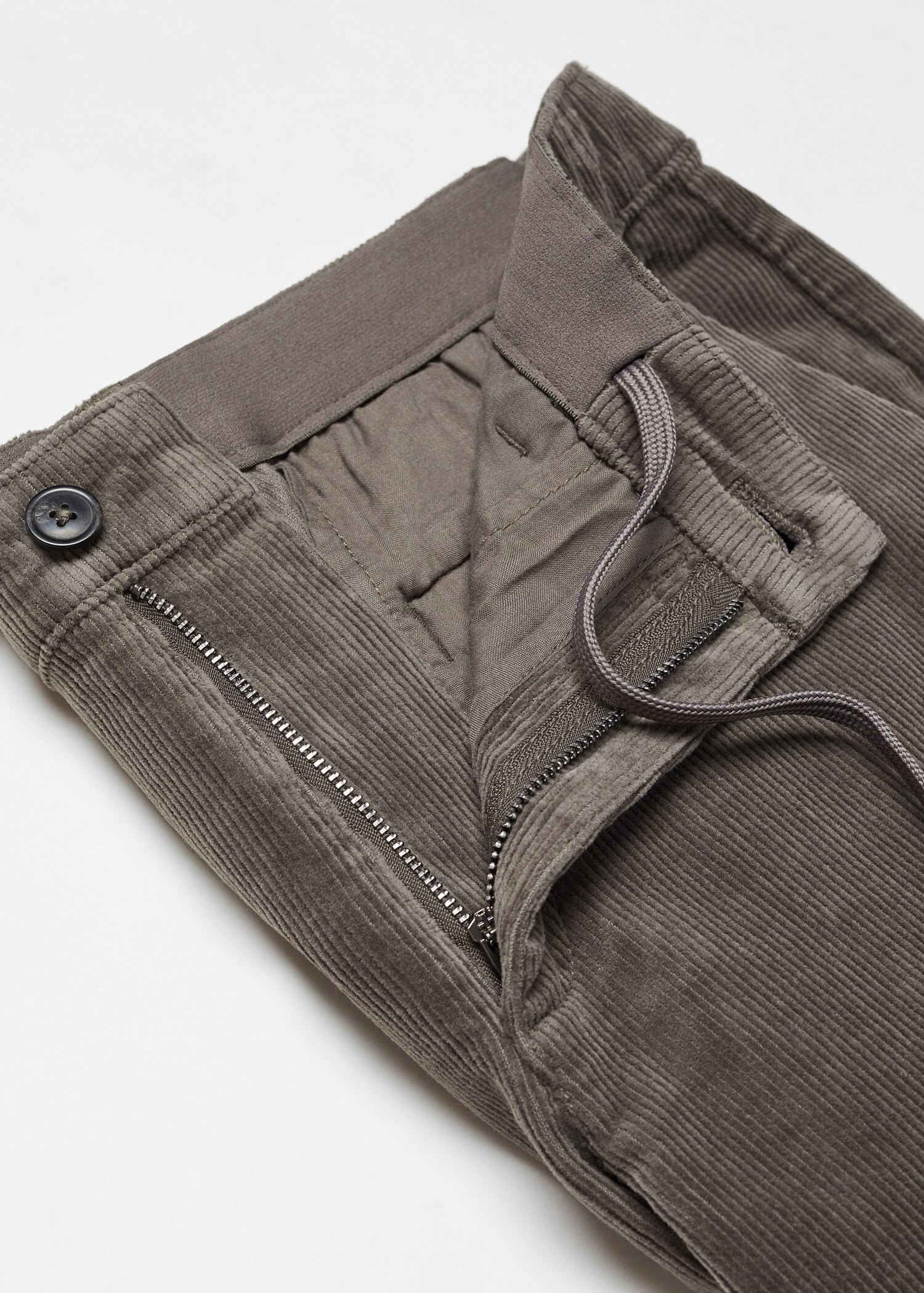 Pantaloni micro velluto a coste slim-fit - Dettaglio dell'articolo 8
