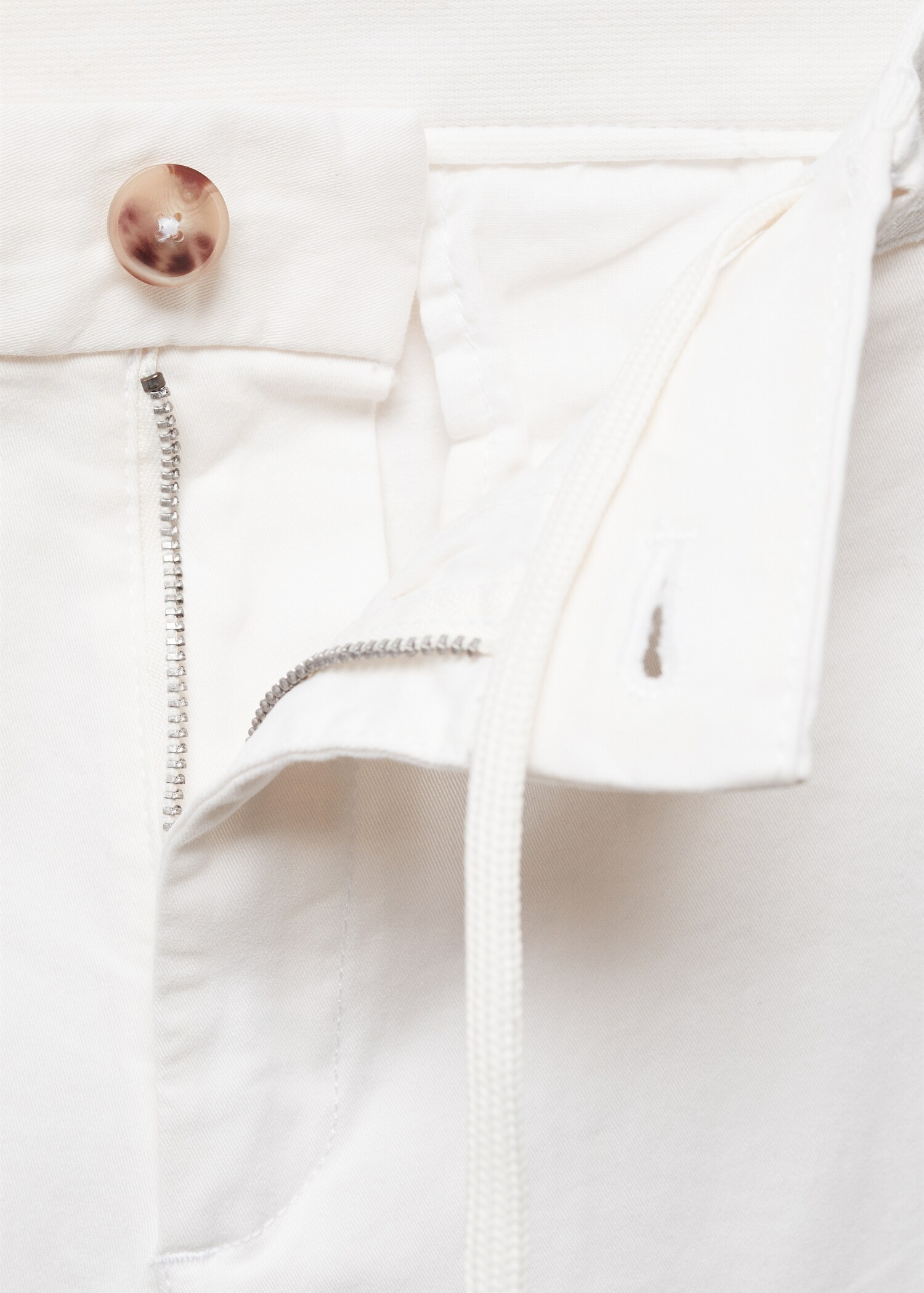 Cotton tapered crop pants - Details of the article 8