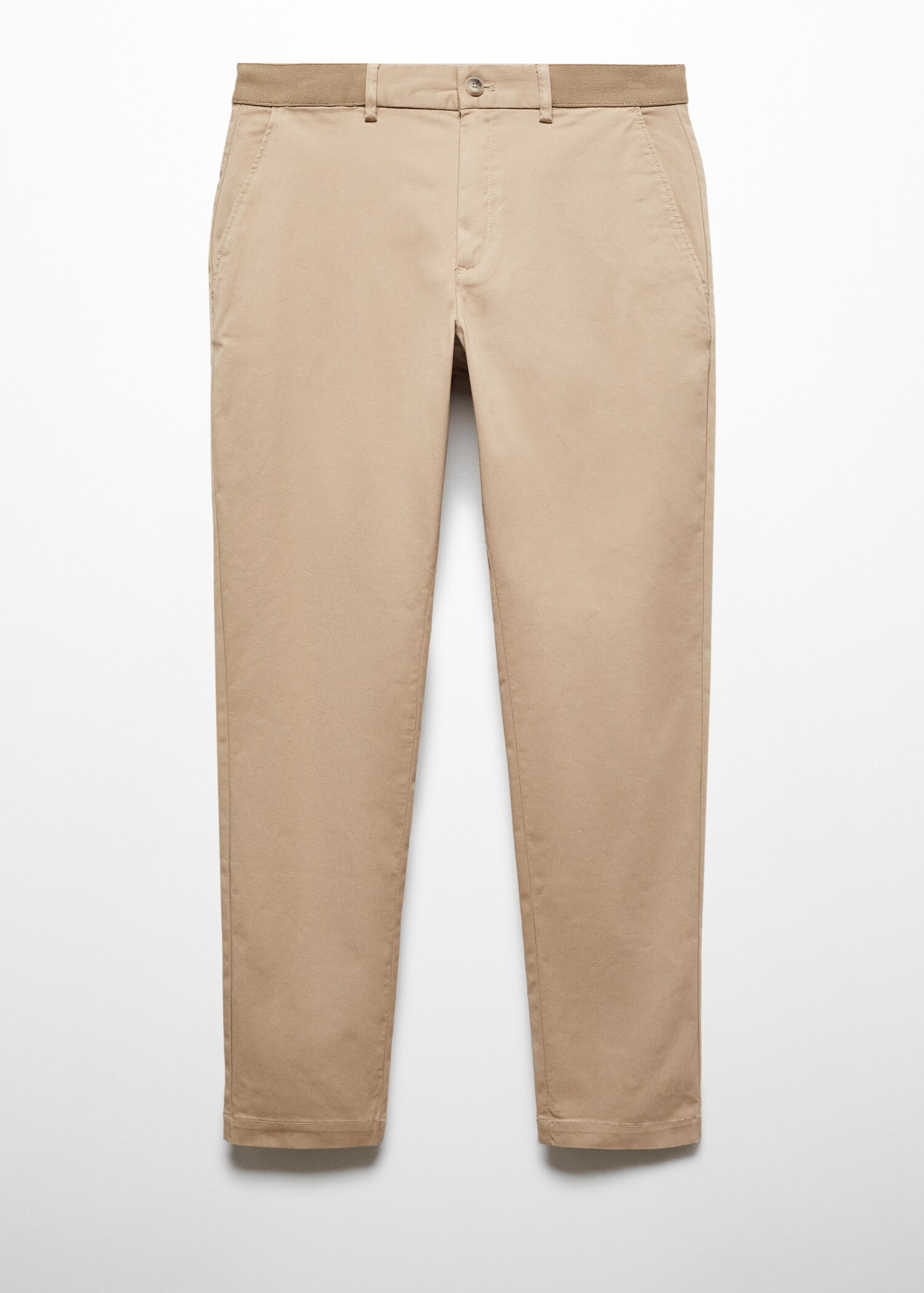 Cotton tapered crop pants - Article without model