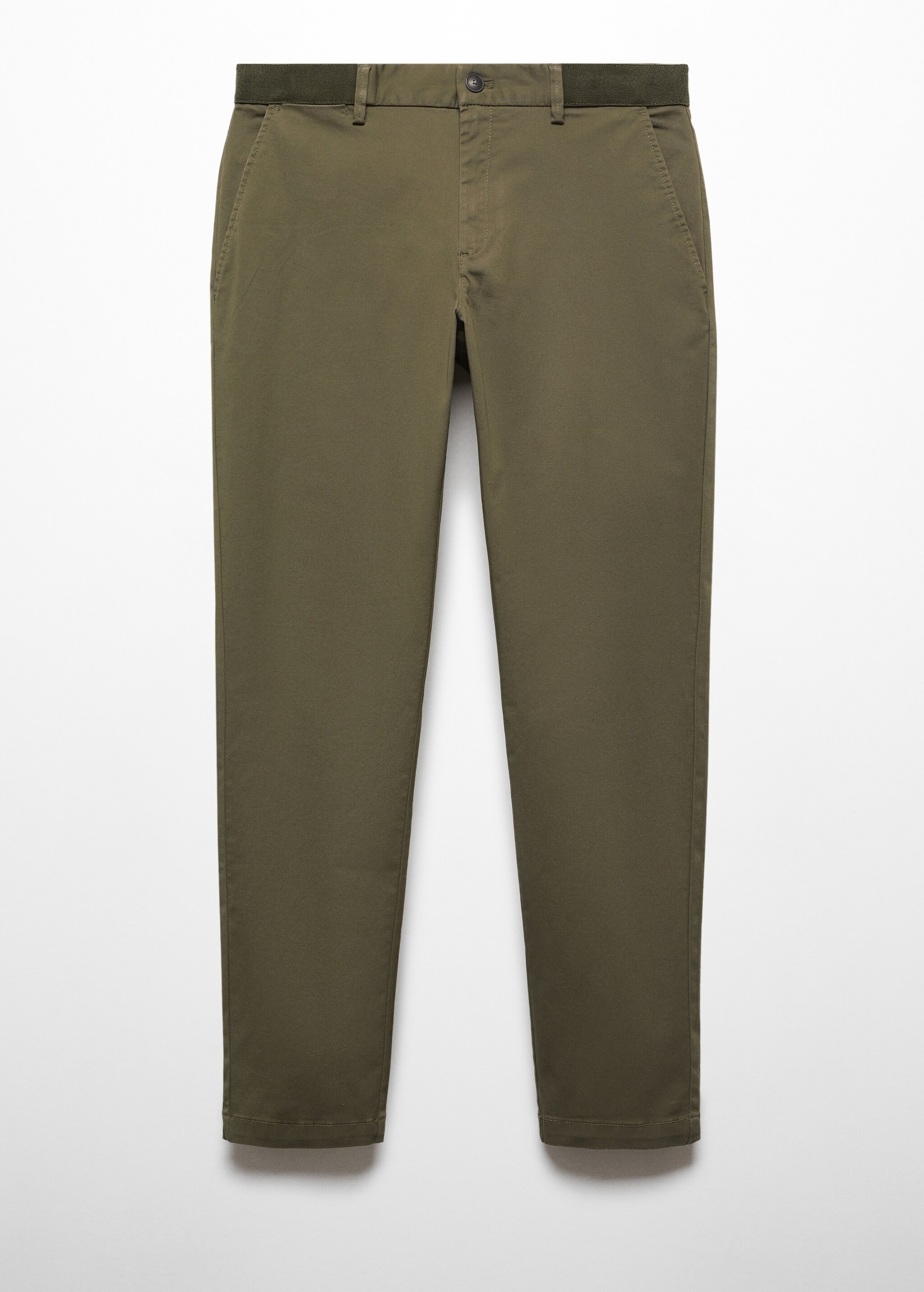 Укороченные брюки tapered из хлопка - Изделие без модели