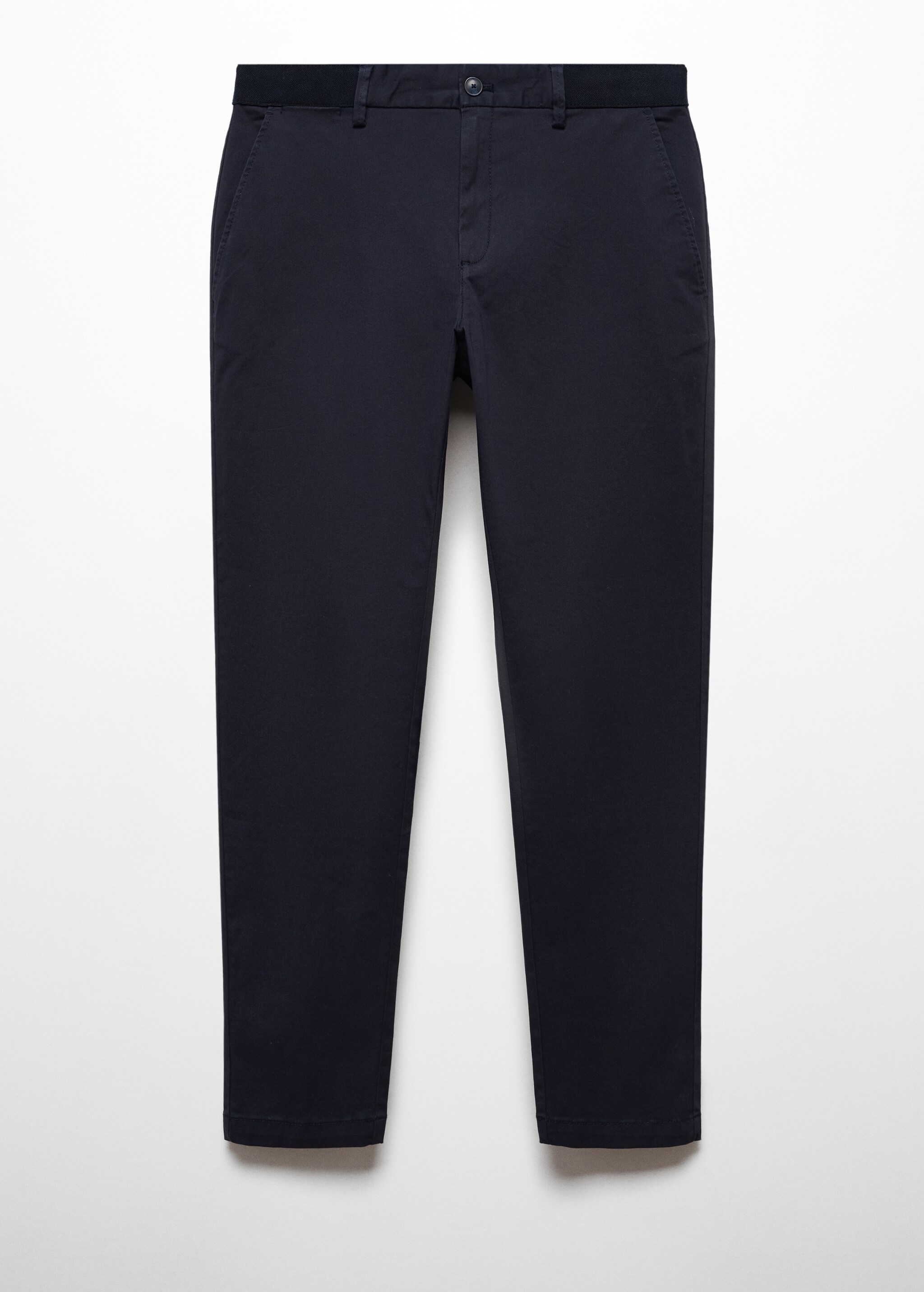 Spodnie bawełniane o fasonie tapered cropped - Artykuł bez modela/modelki