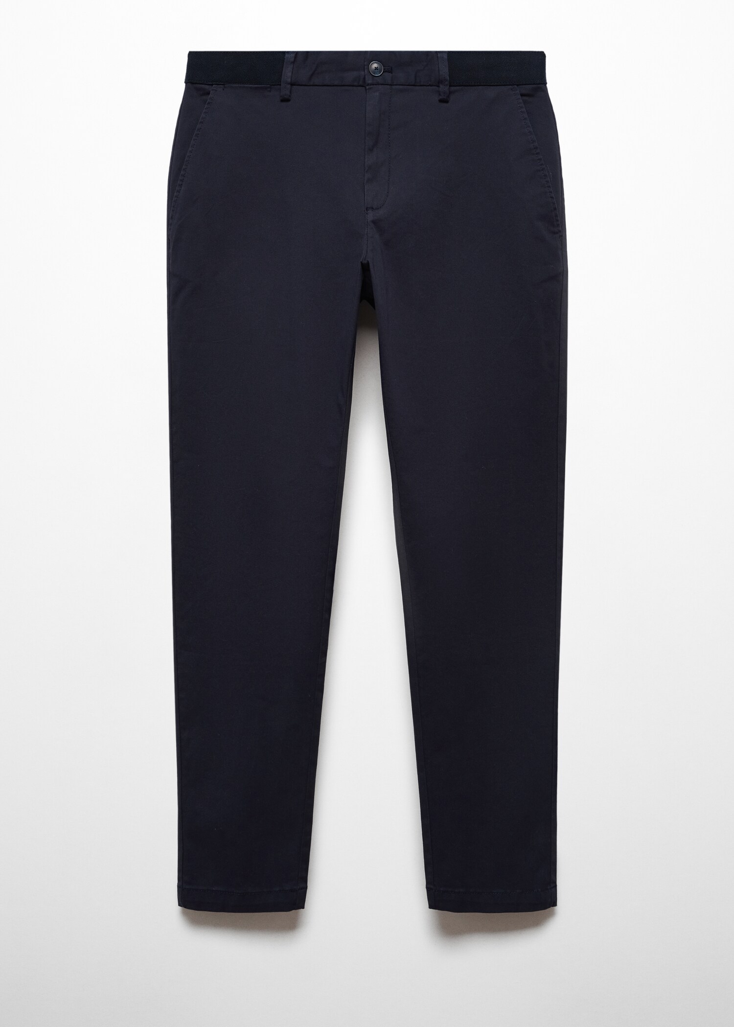 Pantaloni din bumbac tapered cropped - Articol fără model