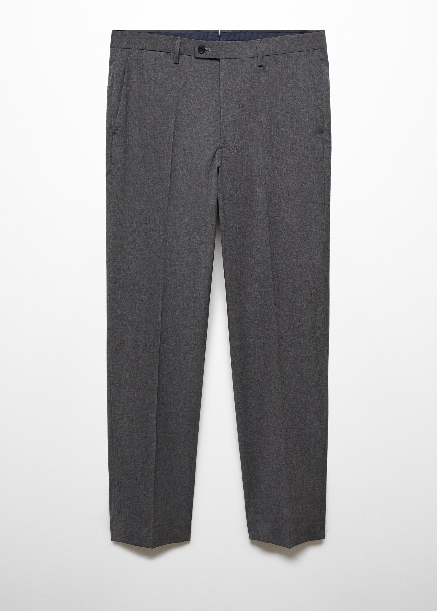 Stretch fabric slim-fit suit trousers - Article without model