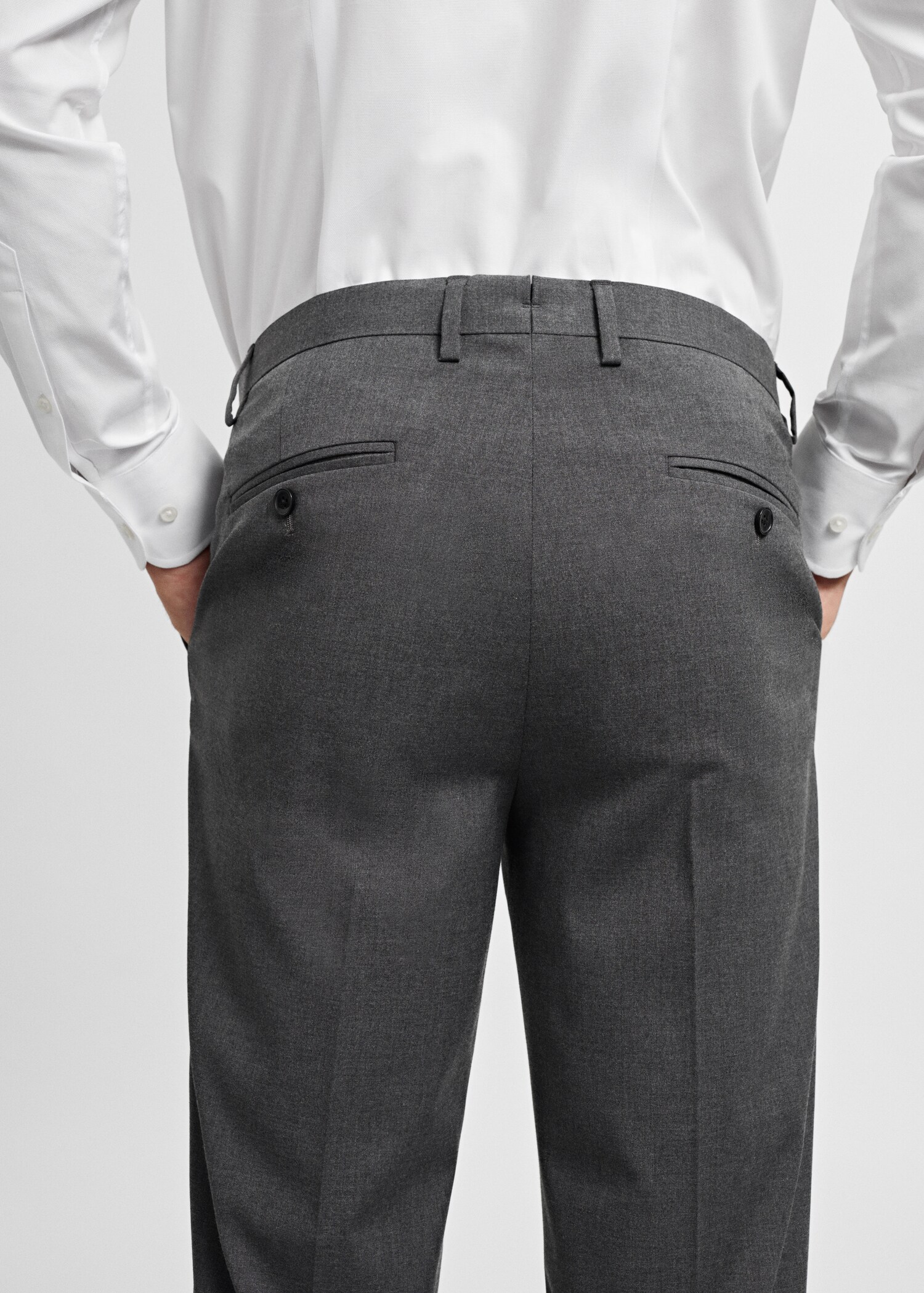 Pantalon costume slim-fit tissu comfort stretch - Détail de l'article 4