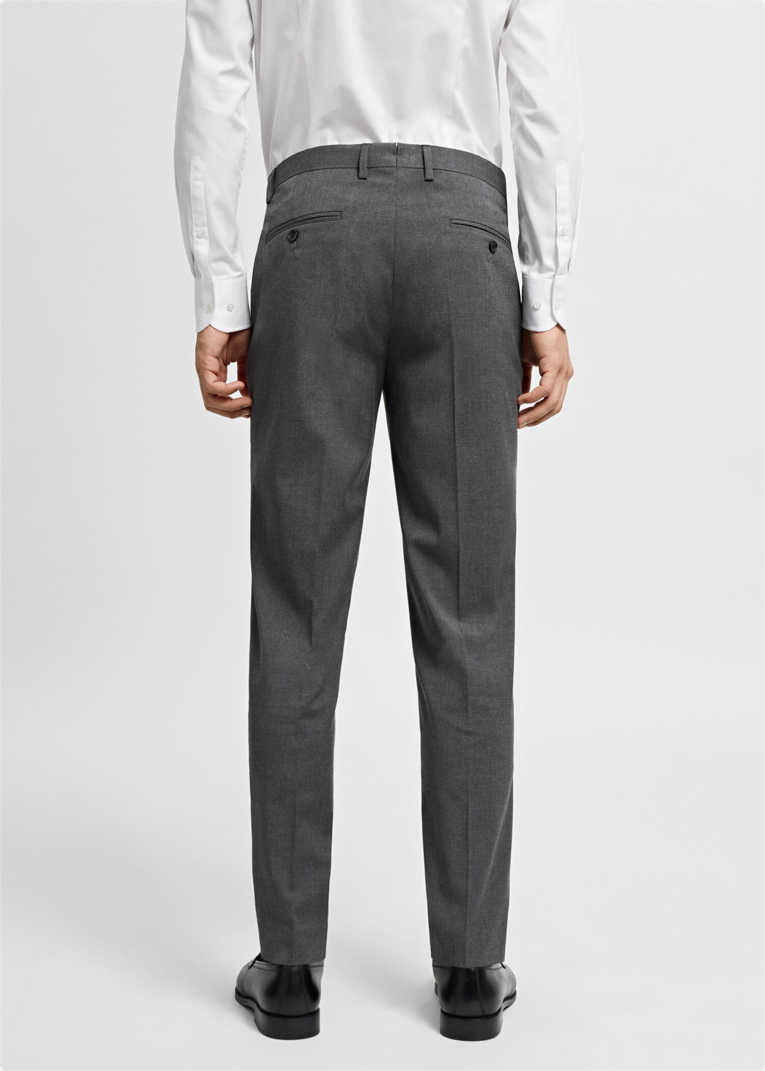Pantalon costume slim-fit tissu comfort stretch - Verso de l’article