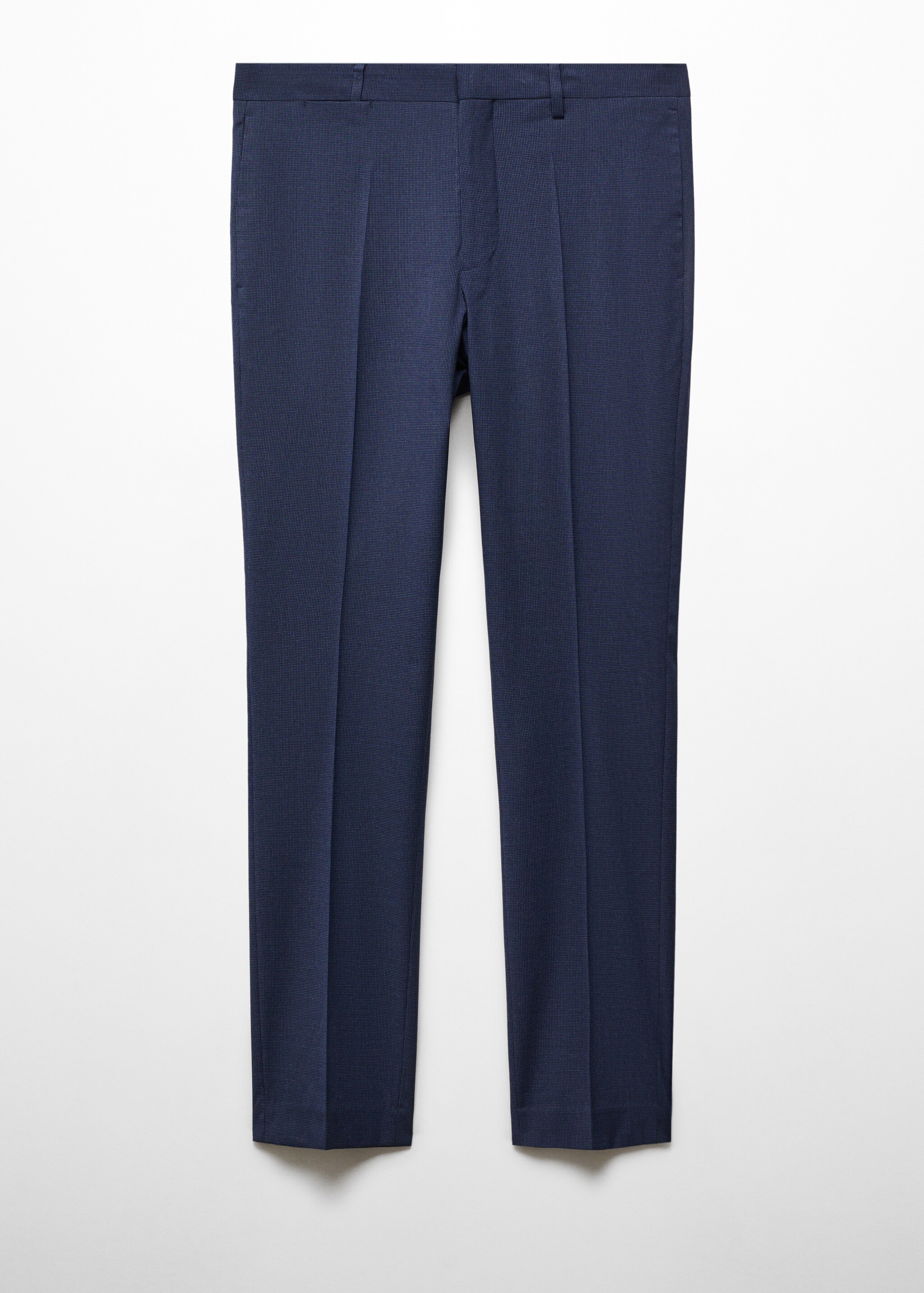 Super slim-fit printed suit trousers - Article without model