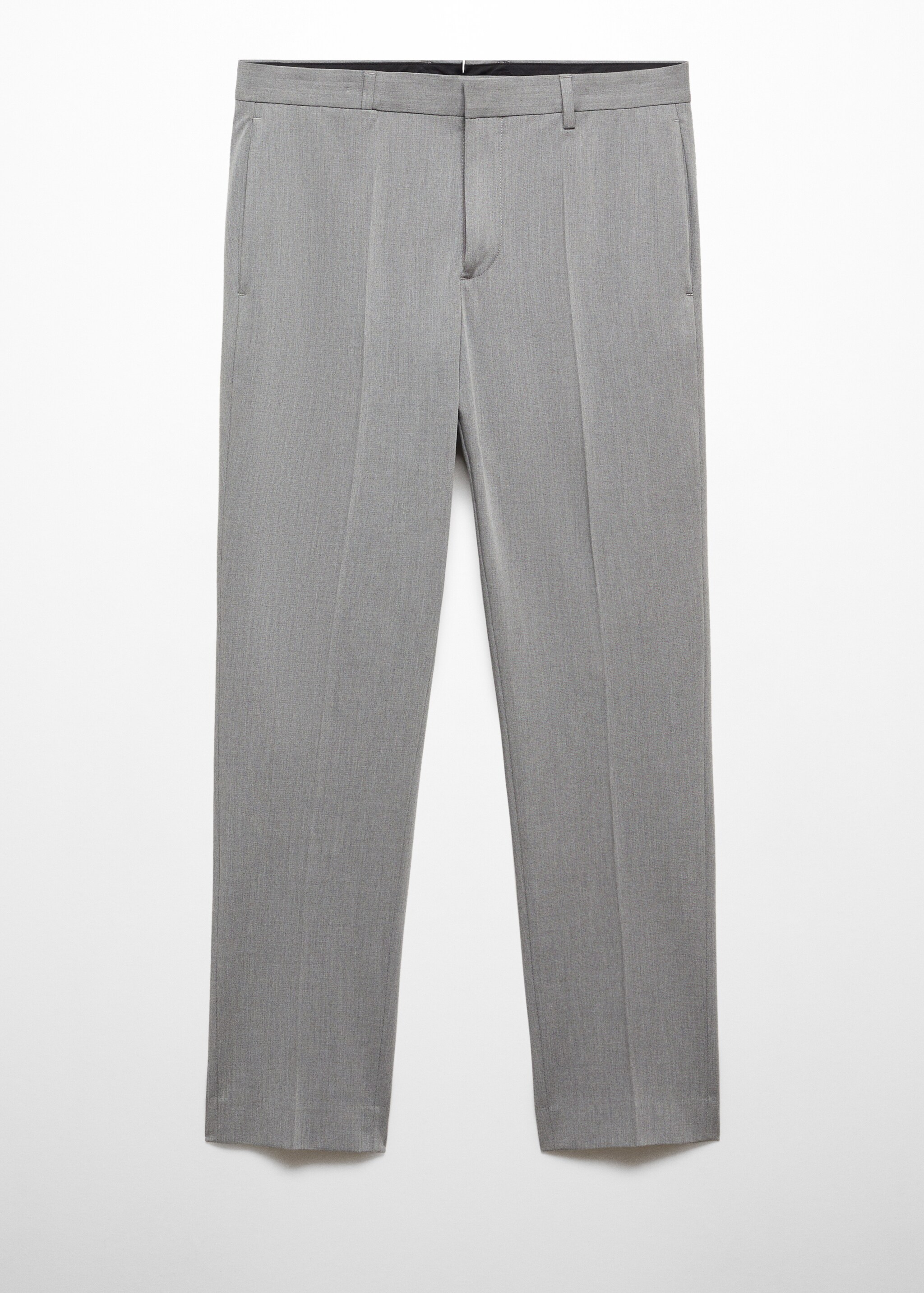 Костюмные брюки super slim fit из ткани стретч - Изделие без модели