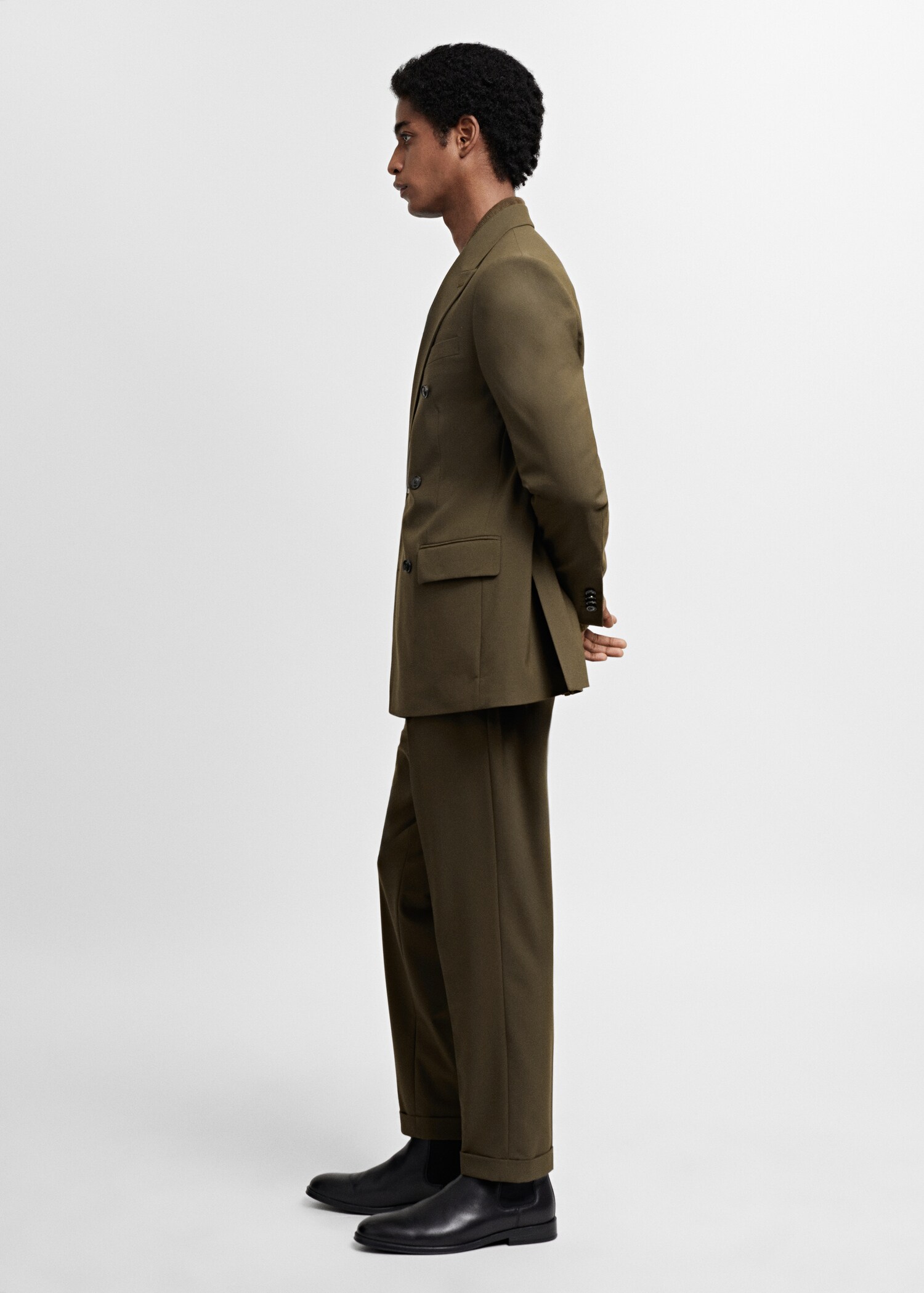 Slim fit suit trousers - Details of the article 2