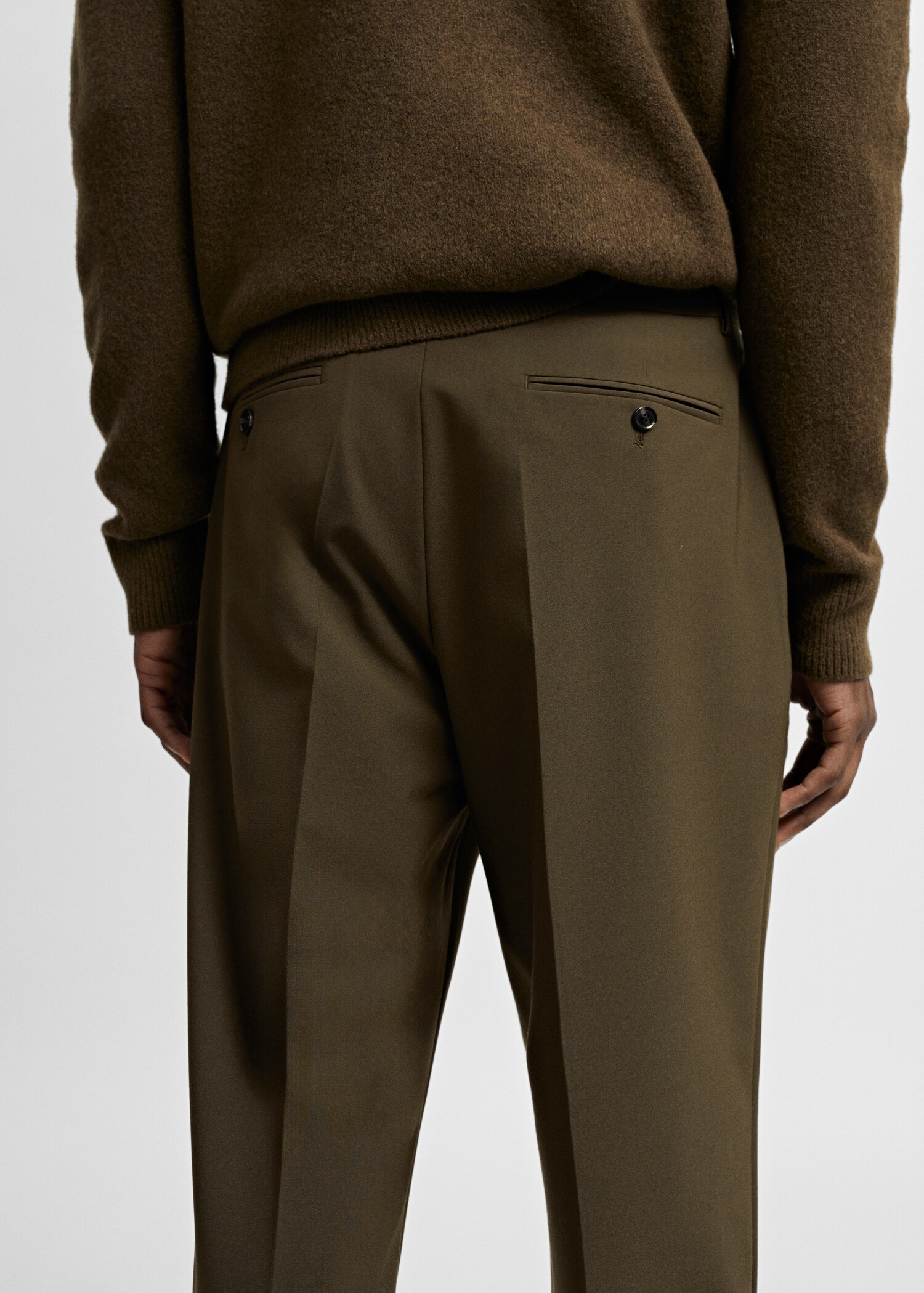 Slim fit suit trousers - Details of the article 4