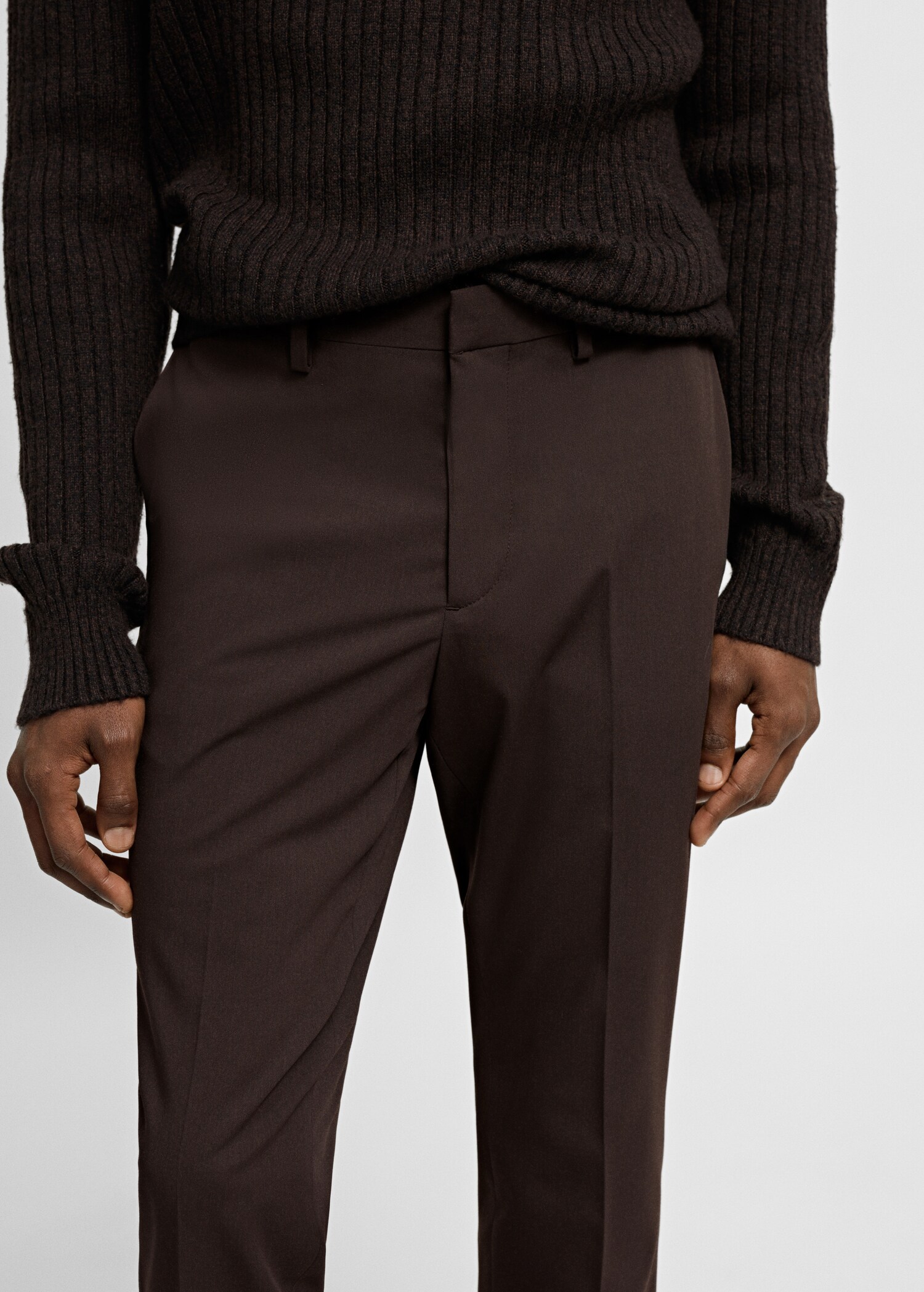 Pantaloni completo super slim-fit tessuto stretch - Dettaglio dell'articolo 1