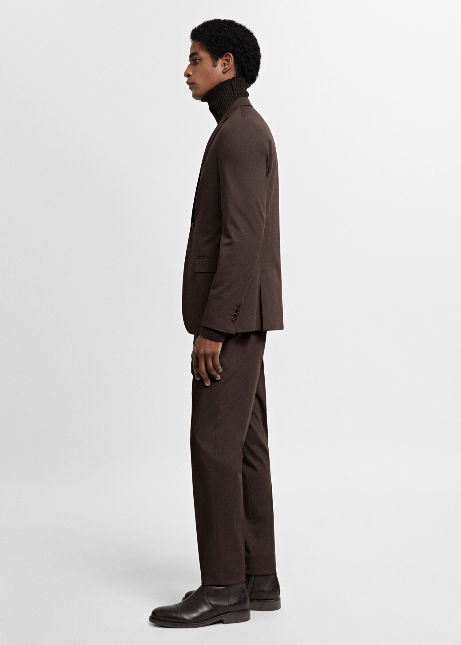 Pantaloni completo super slim-fit tessuto stretch - Dettaglio dell'articolo 2