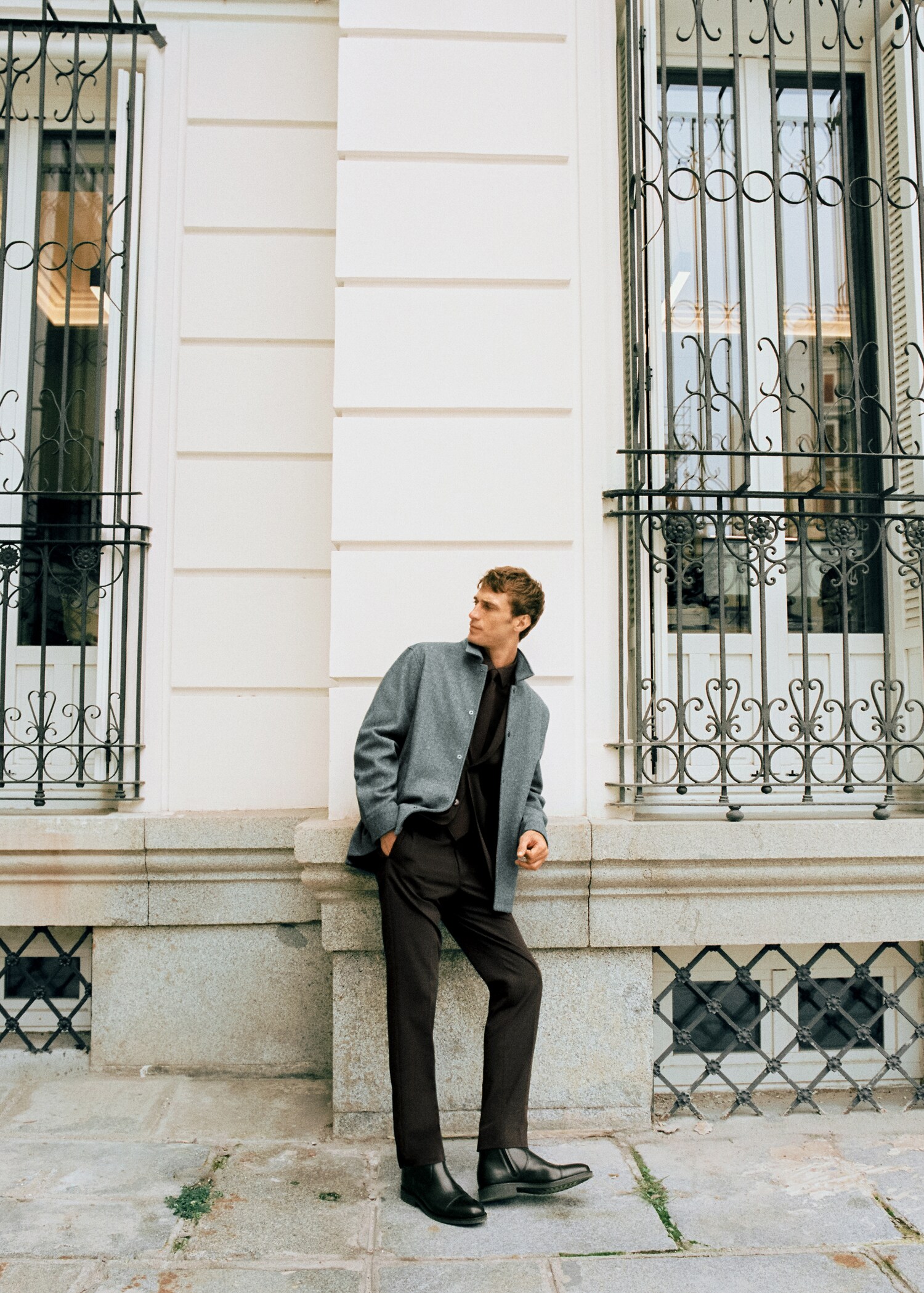 Pantaloni completo super slim-fit tessuto stretch - Dettaglio dell'articolo 6