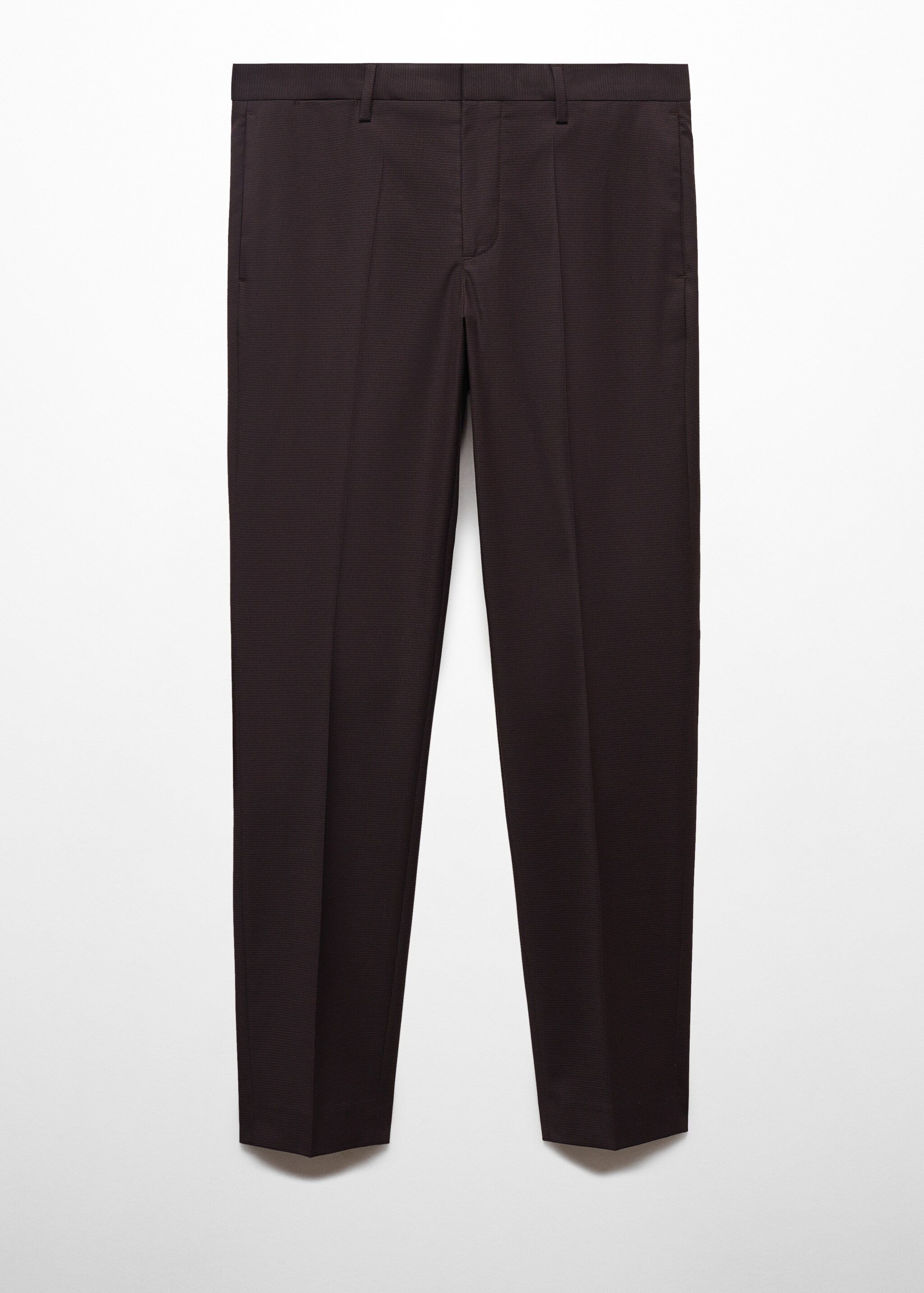 Stretch fabric super slim-fit suit trousers - Article without model