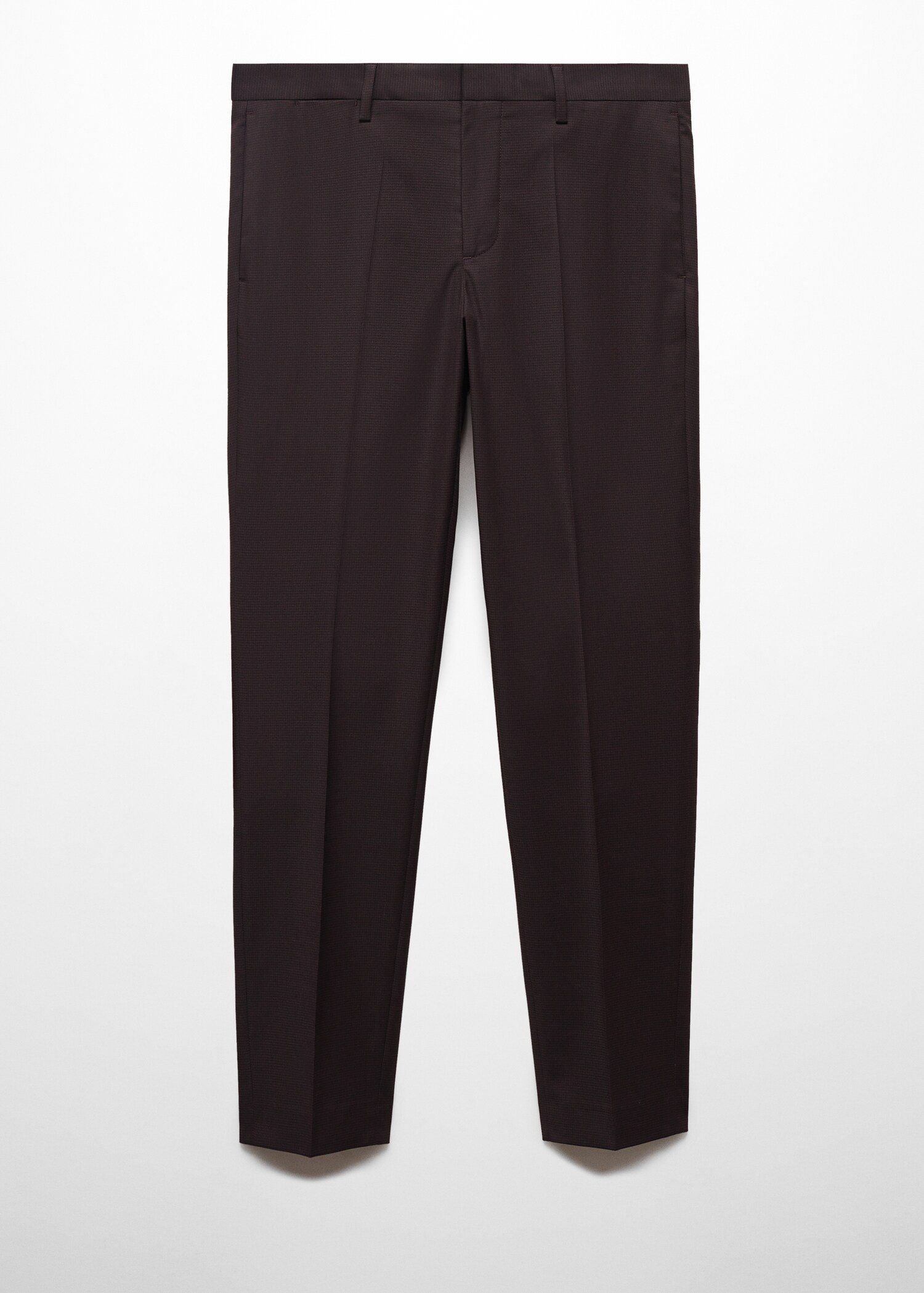 Stretch fabric super slim-fit suit trousers - Article without model