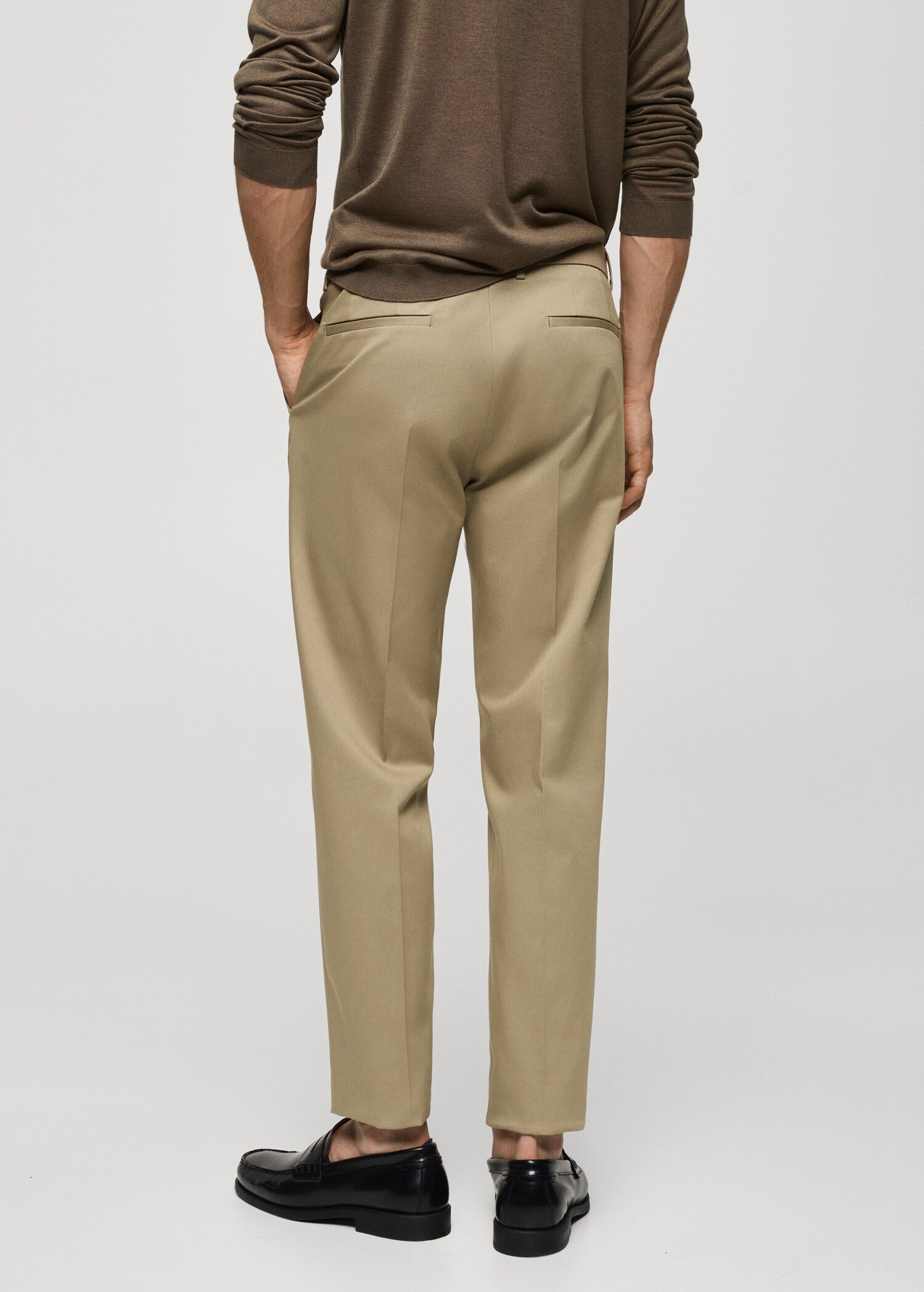 Slim fit chino trousers - Reverse of the article