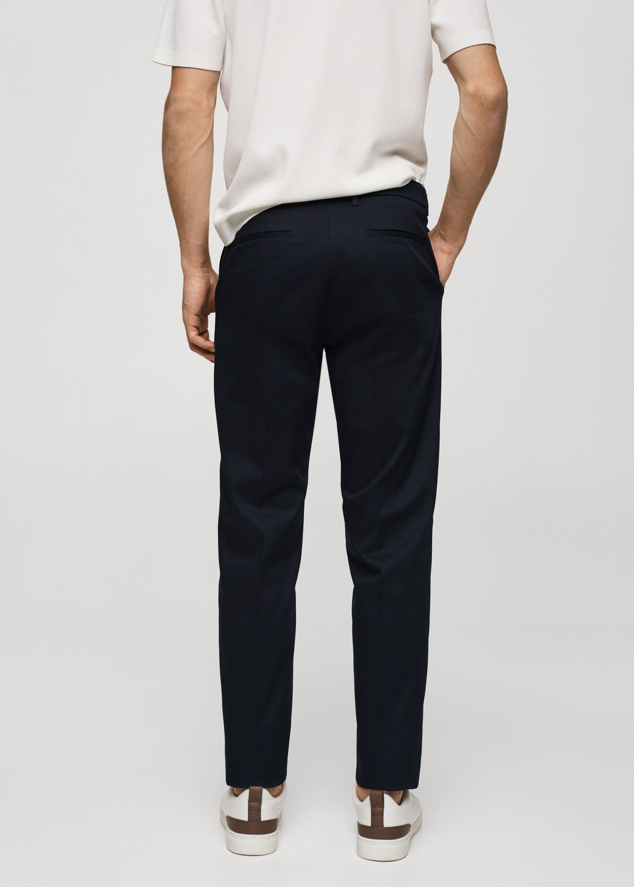 Slim fit chino trousers - Reverse of the article