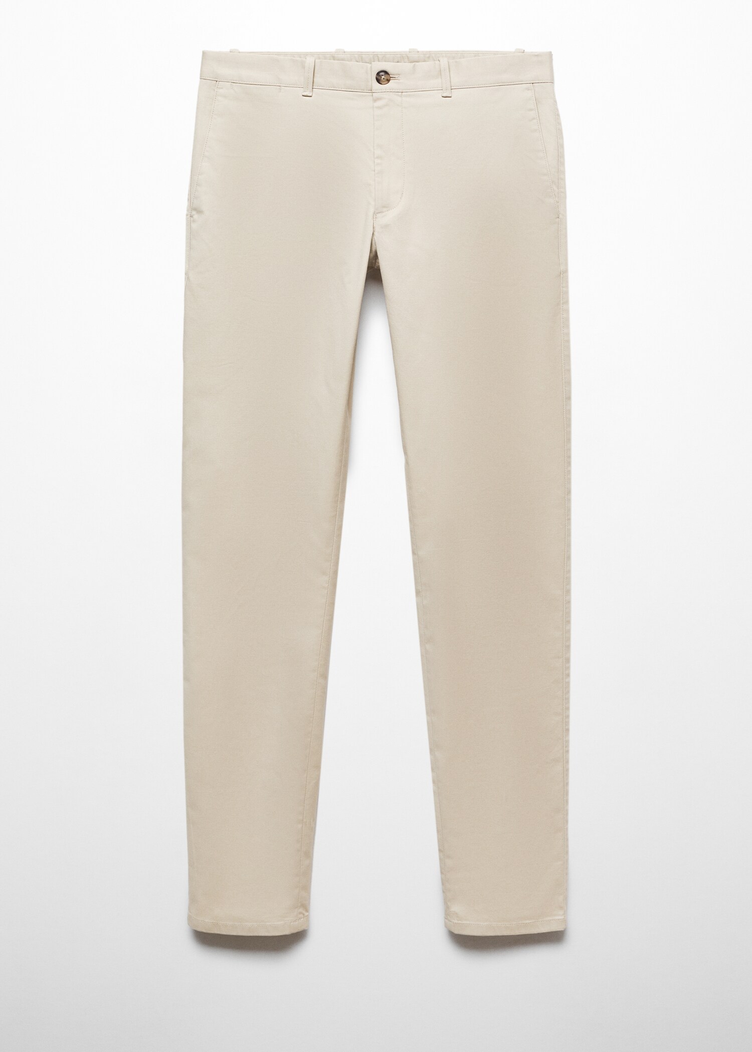 Slim fit serge chino trousers - Article without model