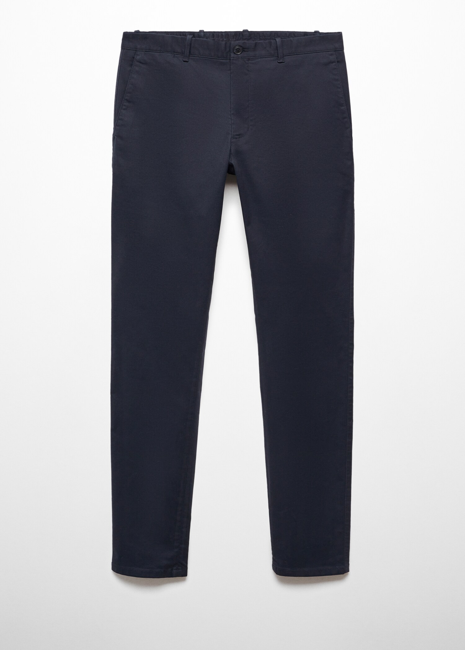 Slim fit serge chino trousers - Article without model