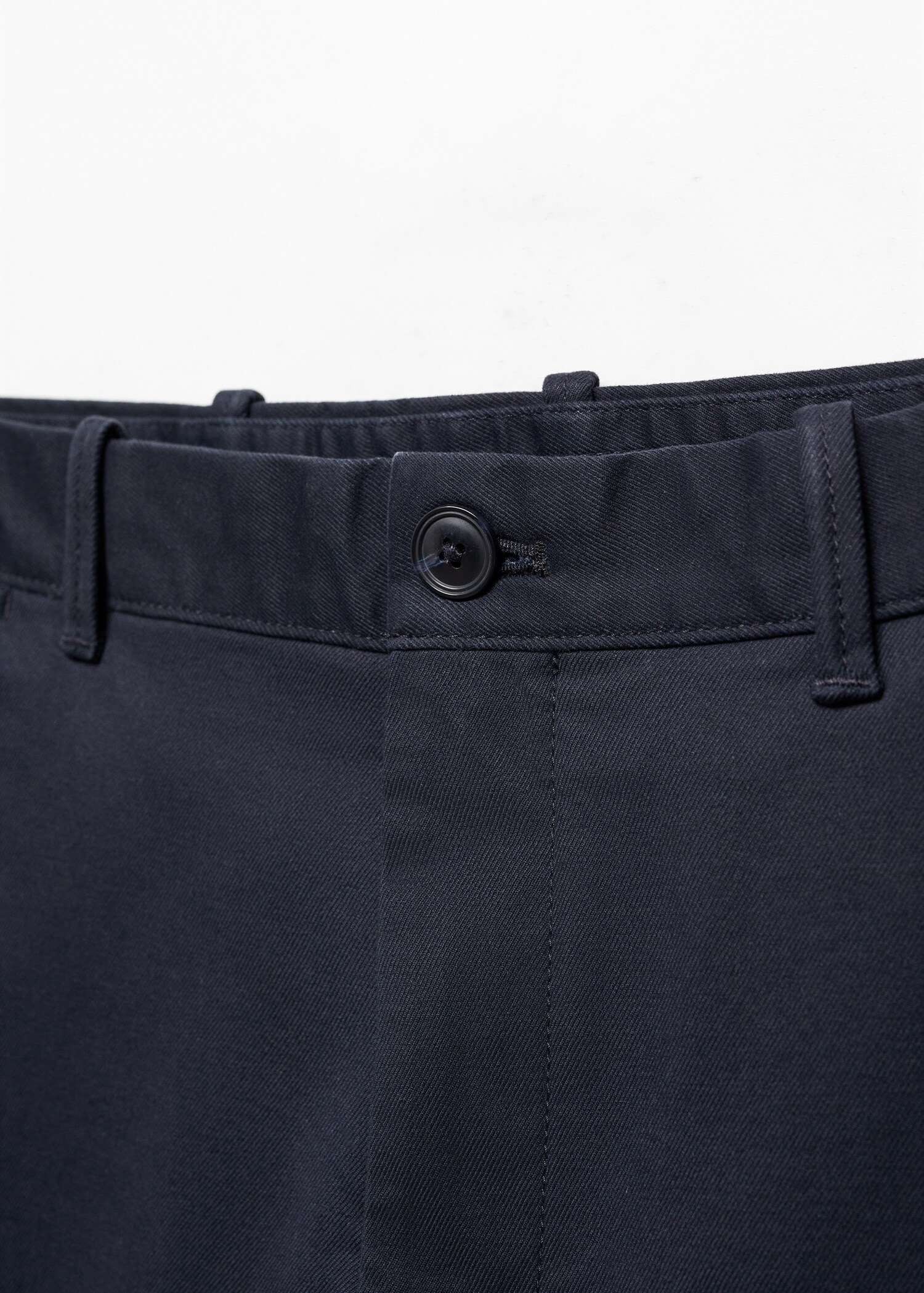 Slim fit serge chino trousers - Details of the article 8