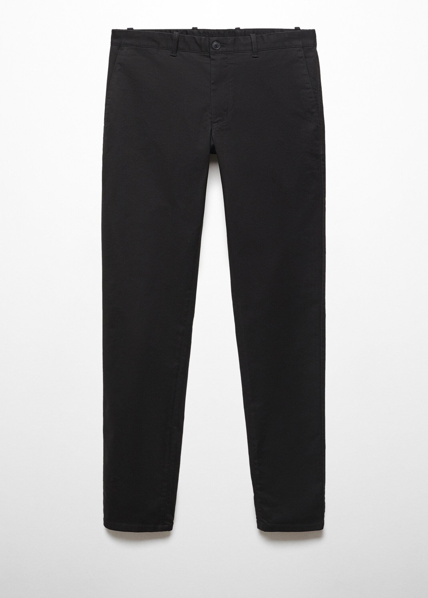 Slim fit serge chino trousers - Article without model