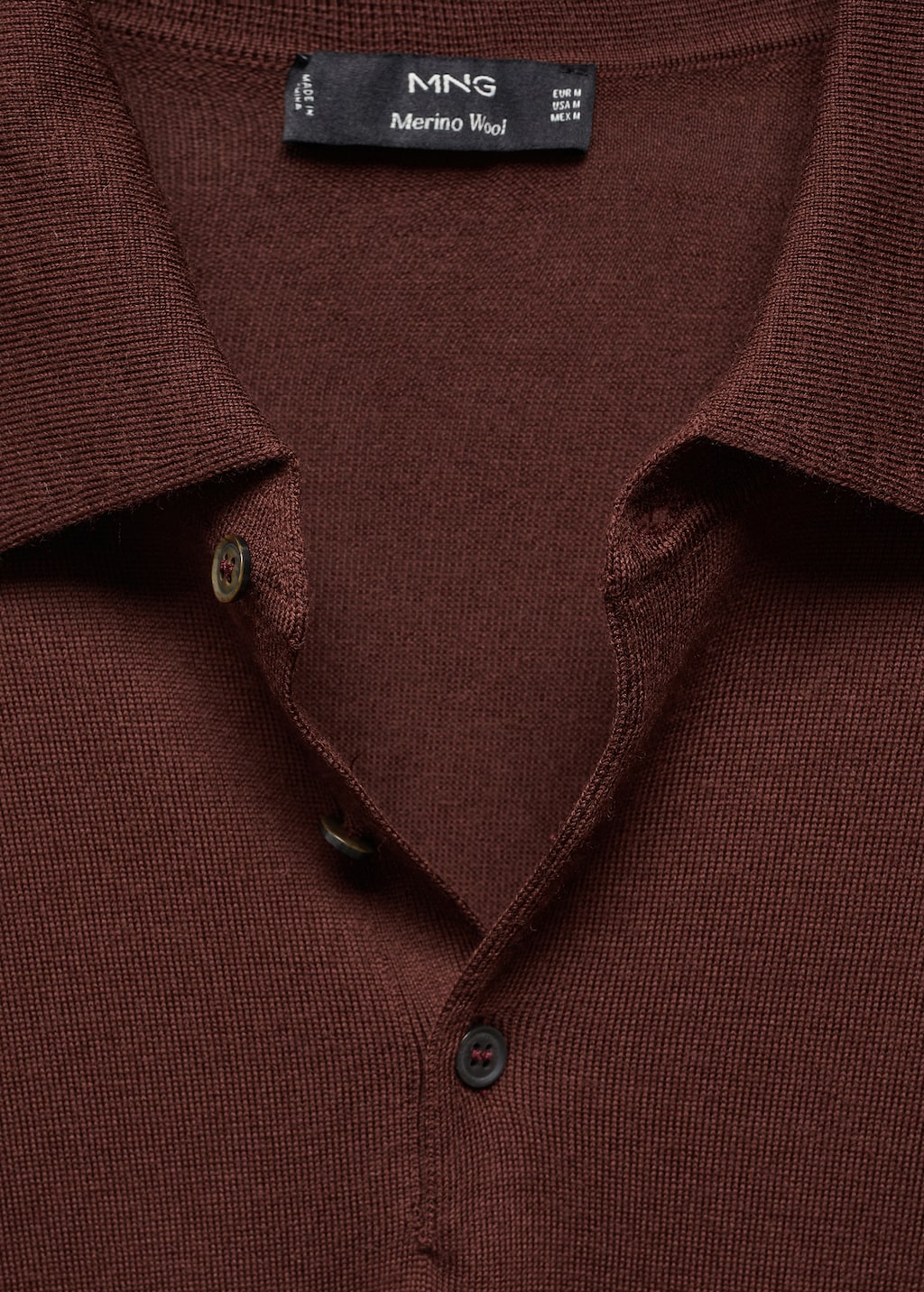 Mens merino polo sales